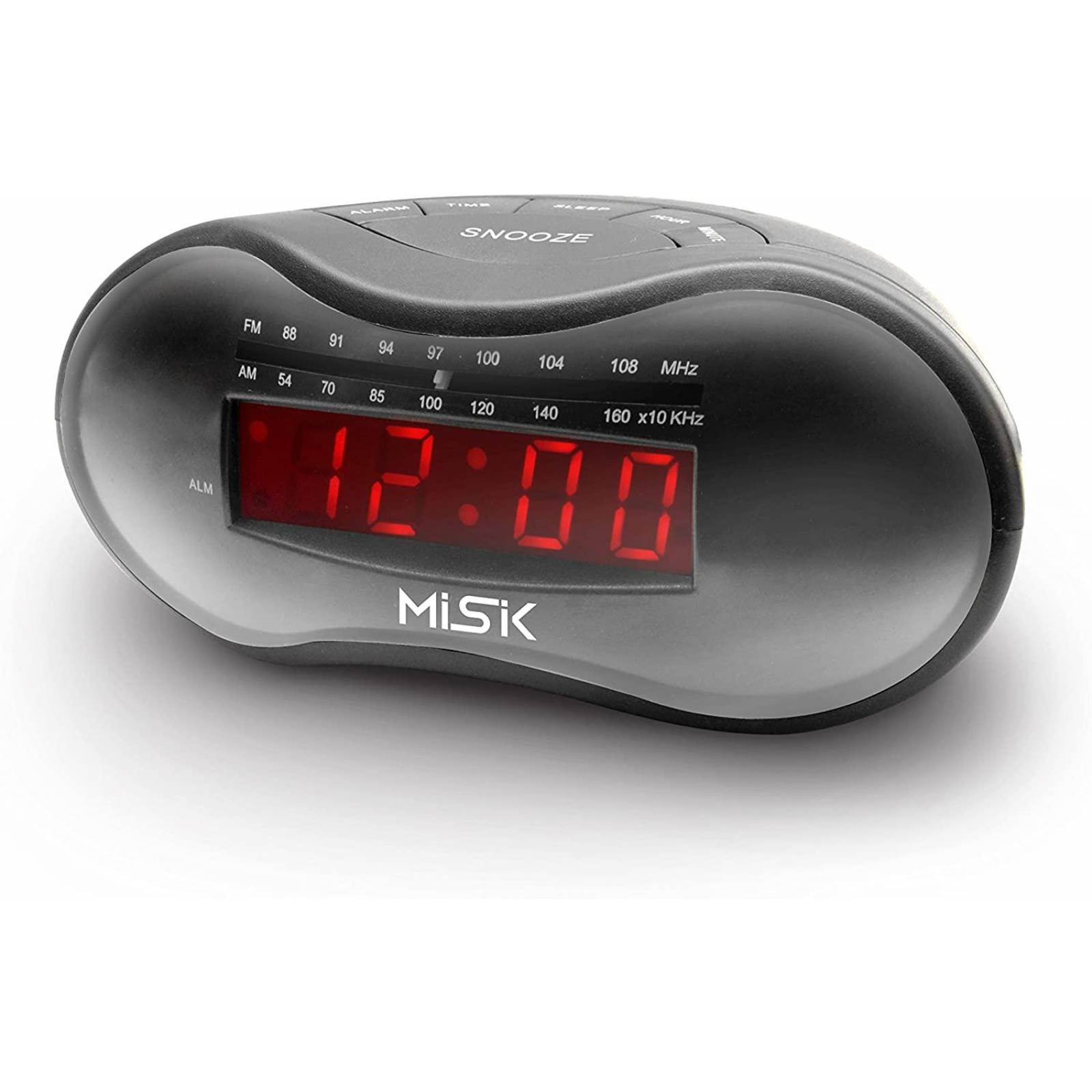 Radio Reloj Despertador Misik Mr411 Negro