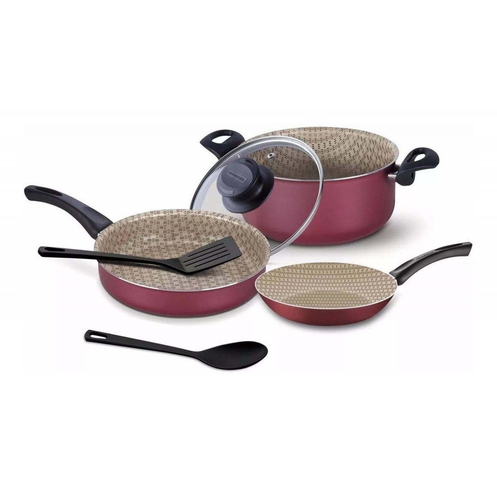 Bateria De Cocina Tramontina Paris 6 Piezas Revestimiento 