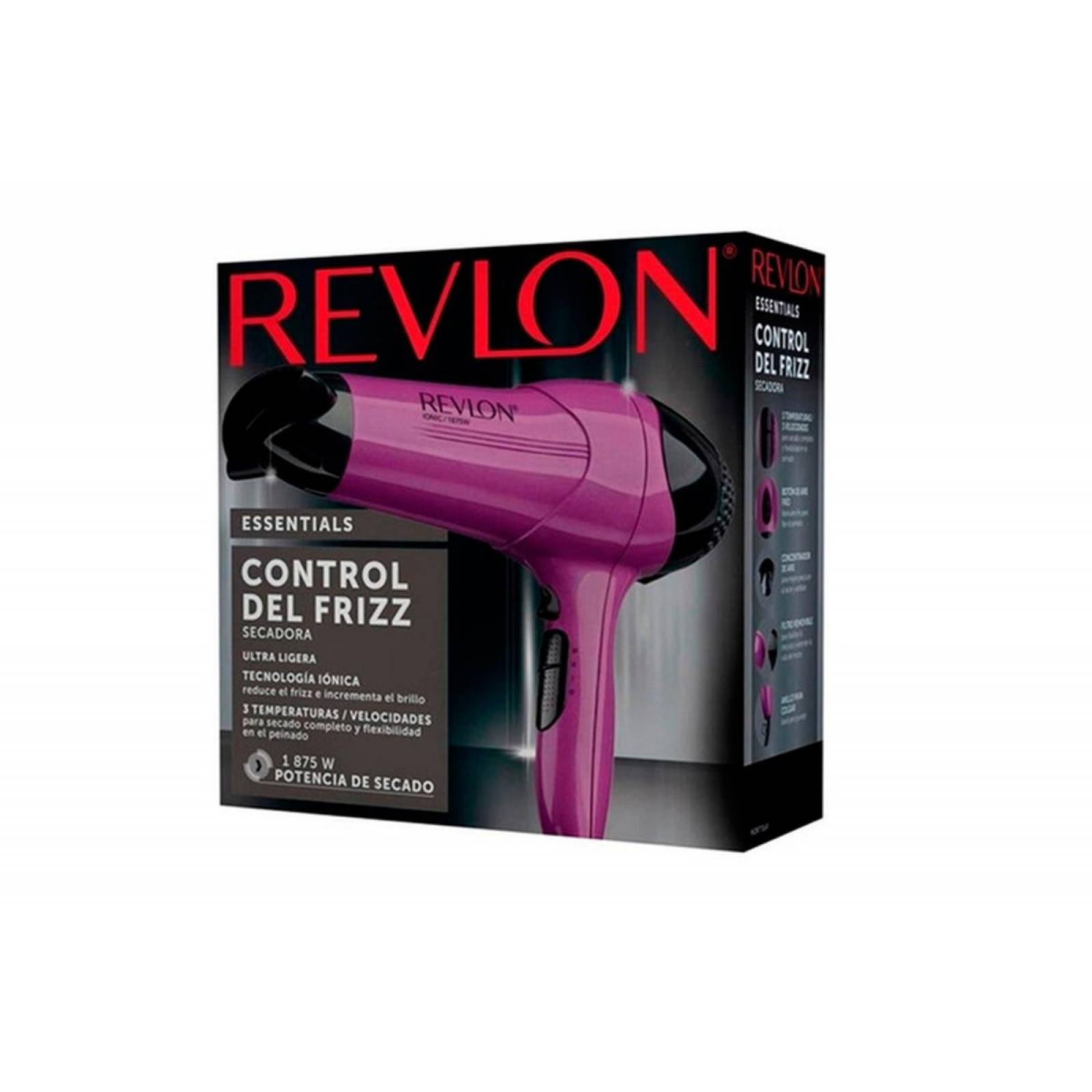 Secadora De Cabello Revlon Control De Frizz + Iones 1875w Rvdr773 