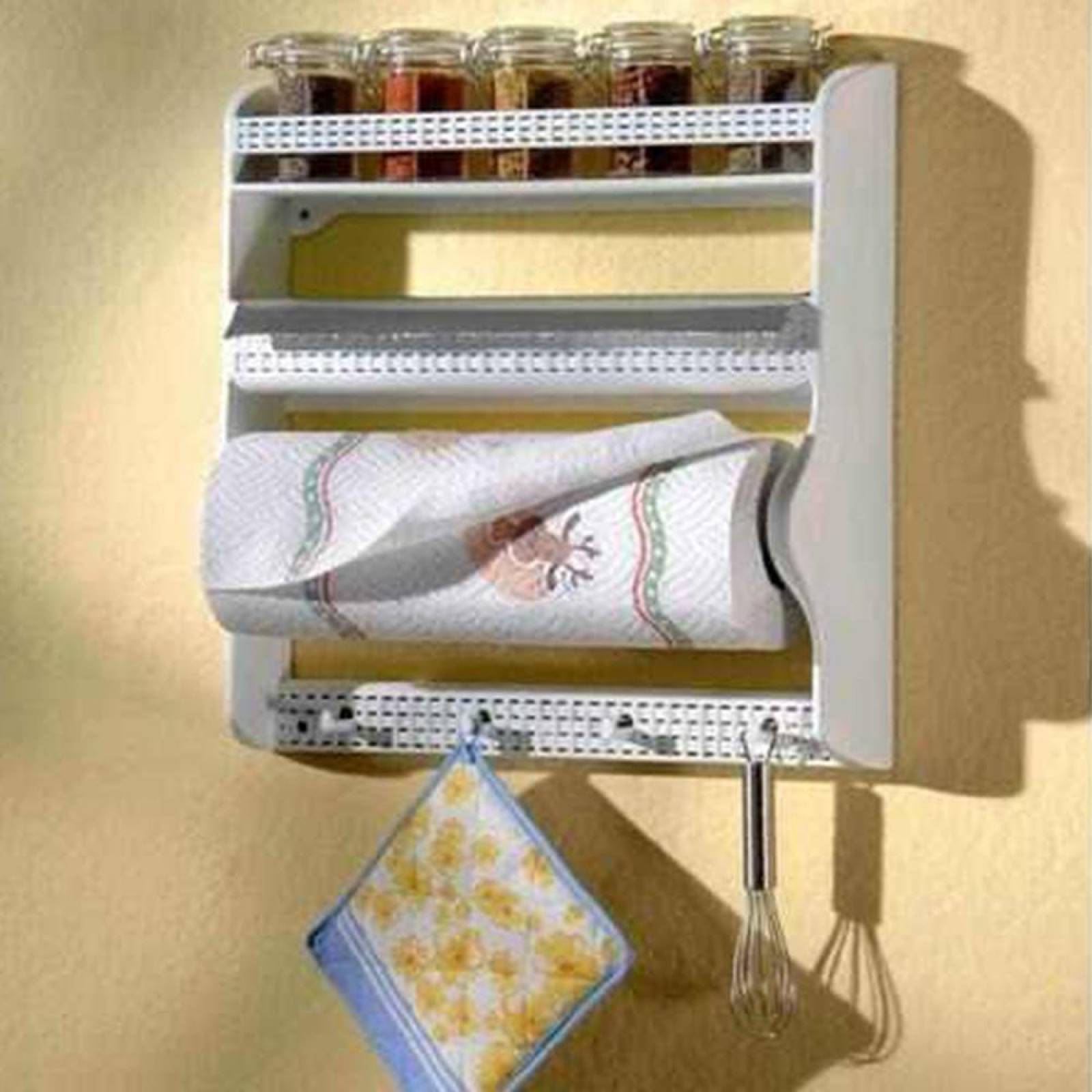 Organizador Cocina Porta Rollo PINO 45x45x10