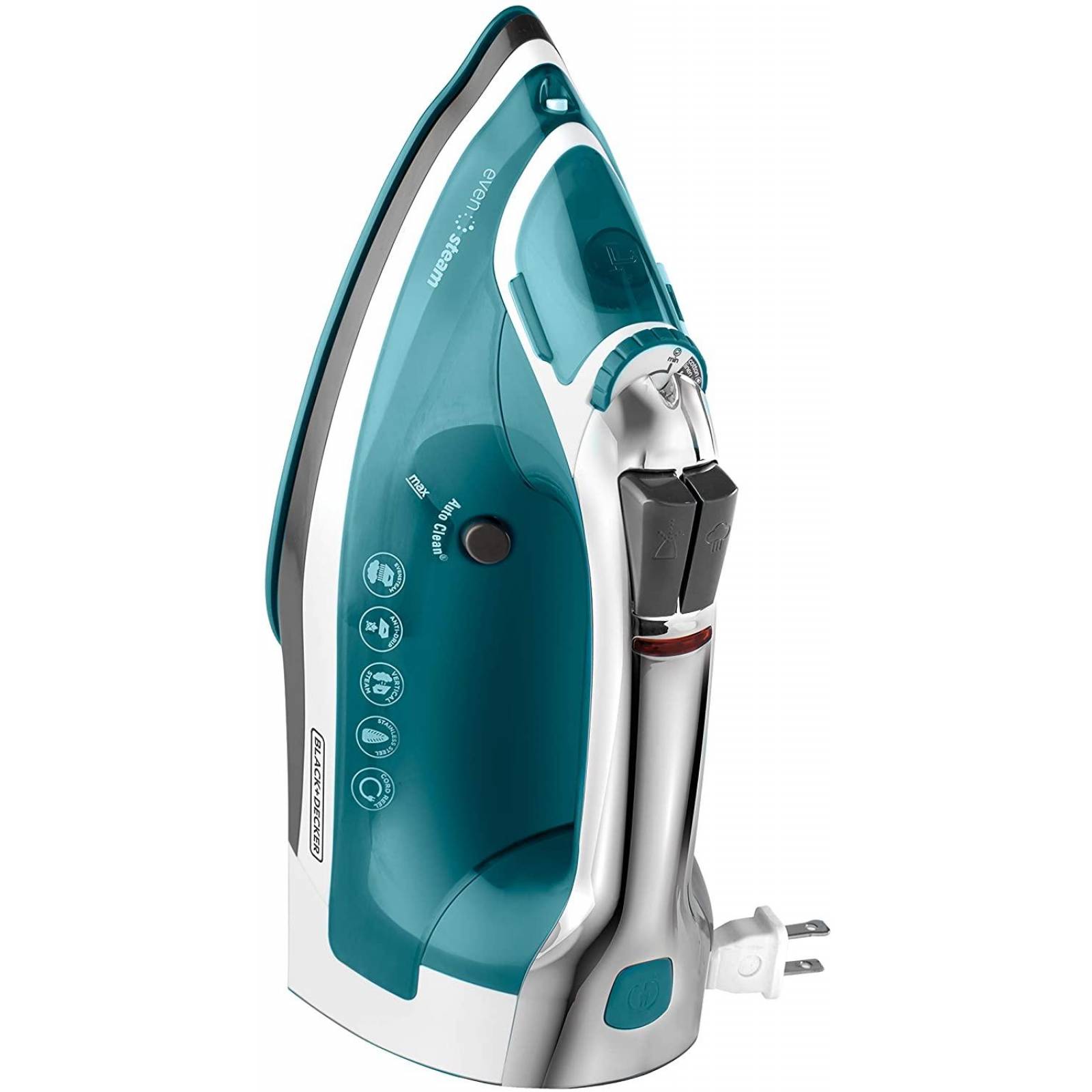 Plancha Vapor Black & Decker Icr1924 Vertical Rafagas Vapor 