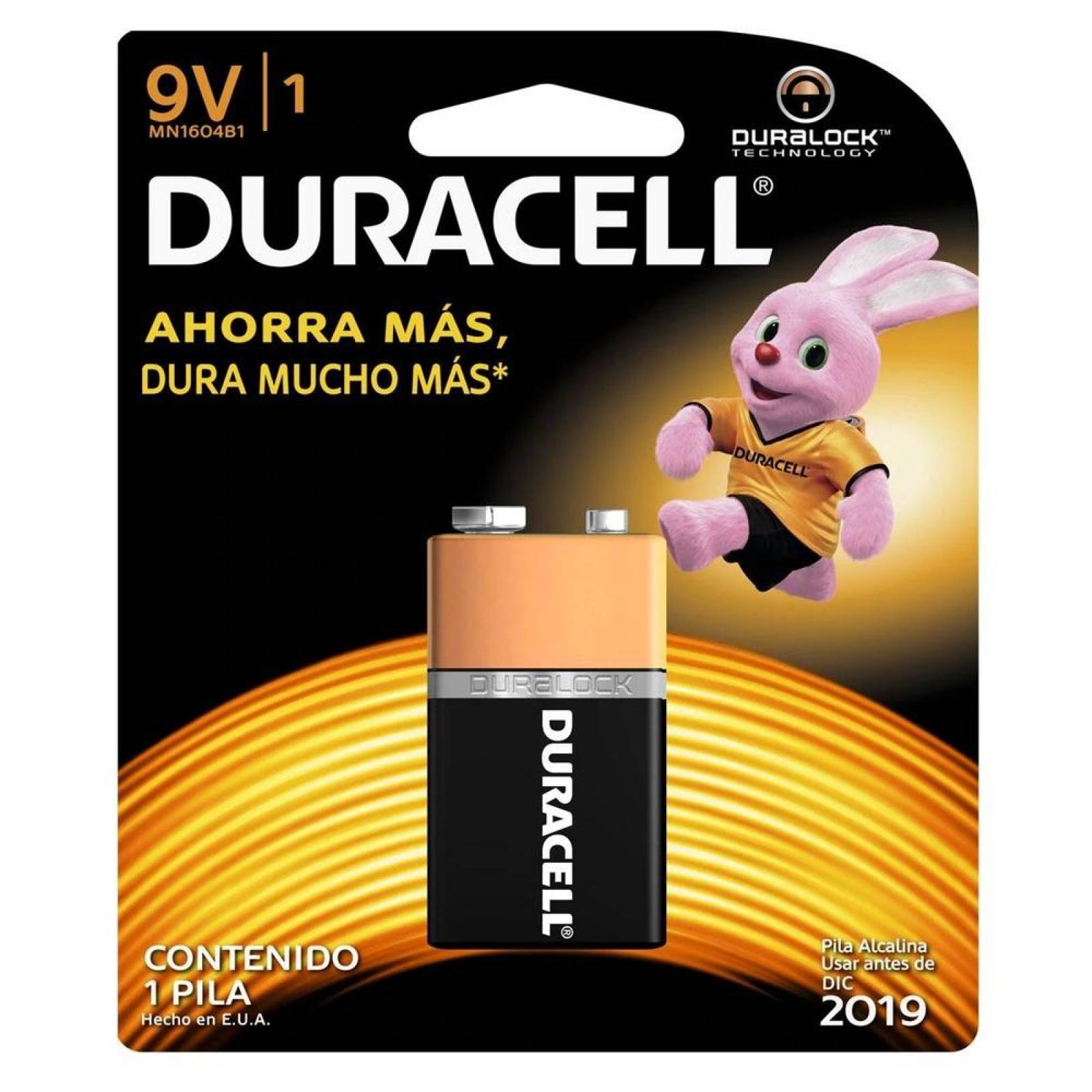 Pila Duracell Alcalina 9v Cuadrada Mn1604b1 