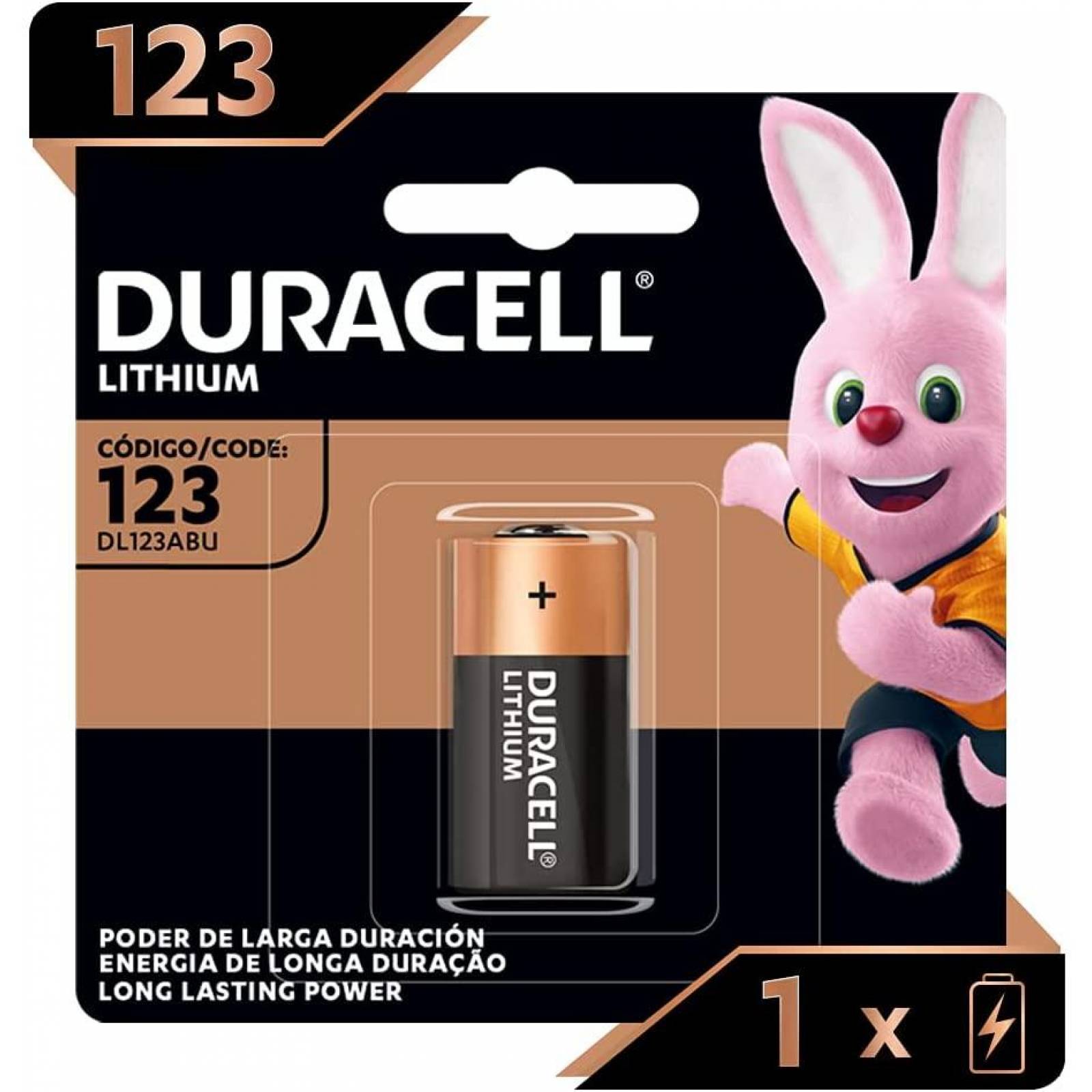 Batería Duracell Ultra Lithium 123 3v 