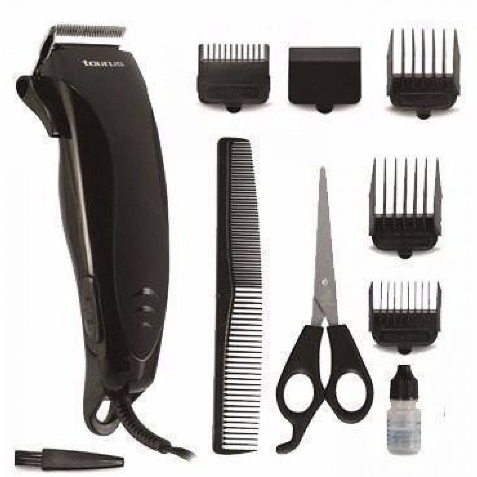 Kit Peluquería Taurus Máquina Recortadora Cabello Barba Viaje 