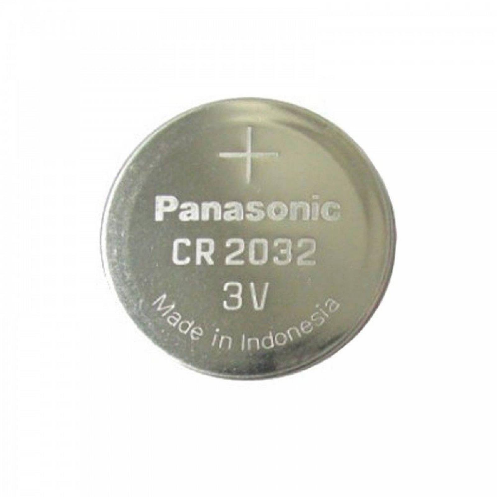 Pila Panasonic Boton Cr2032 3v Reloj Control Alarma 