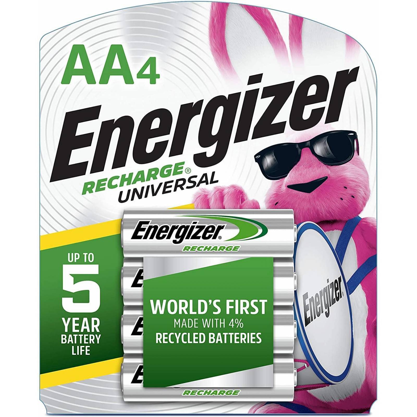 Cargador Universal Pilas Energizer + 4 Pilas Recargables Aa 