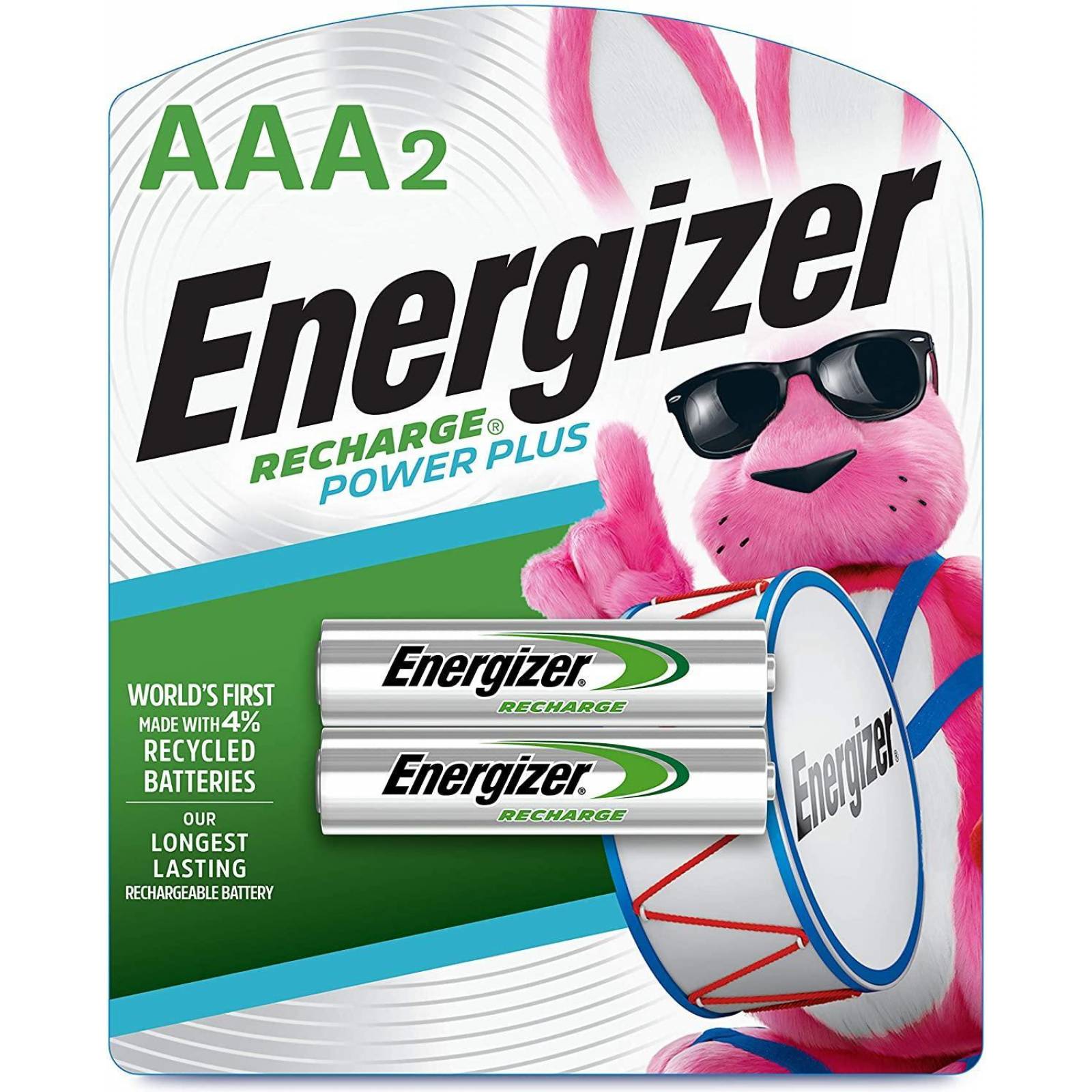 Pilas Recargables Energizer Aa 2 Unidades + Aaa 2 Unidades 