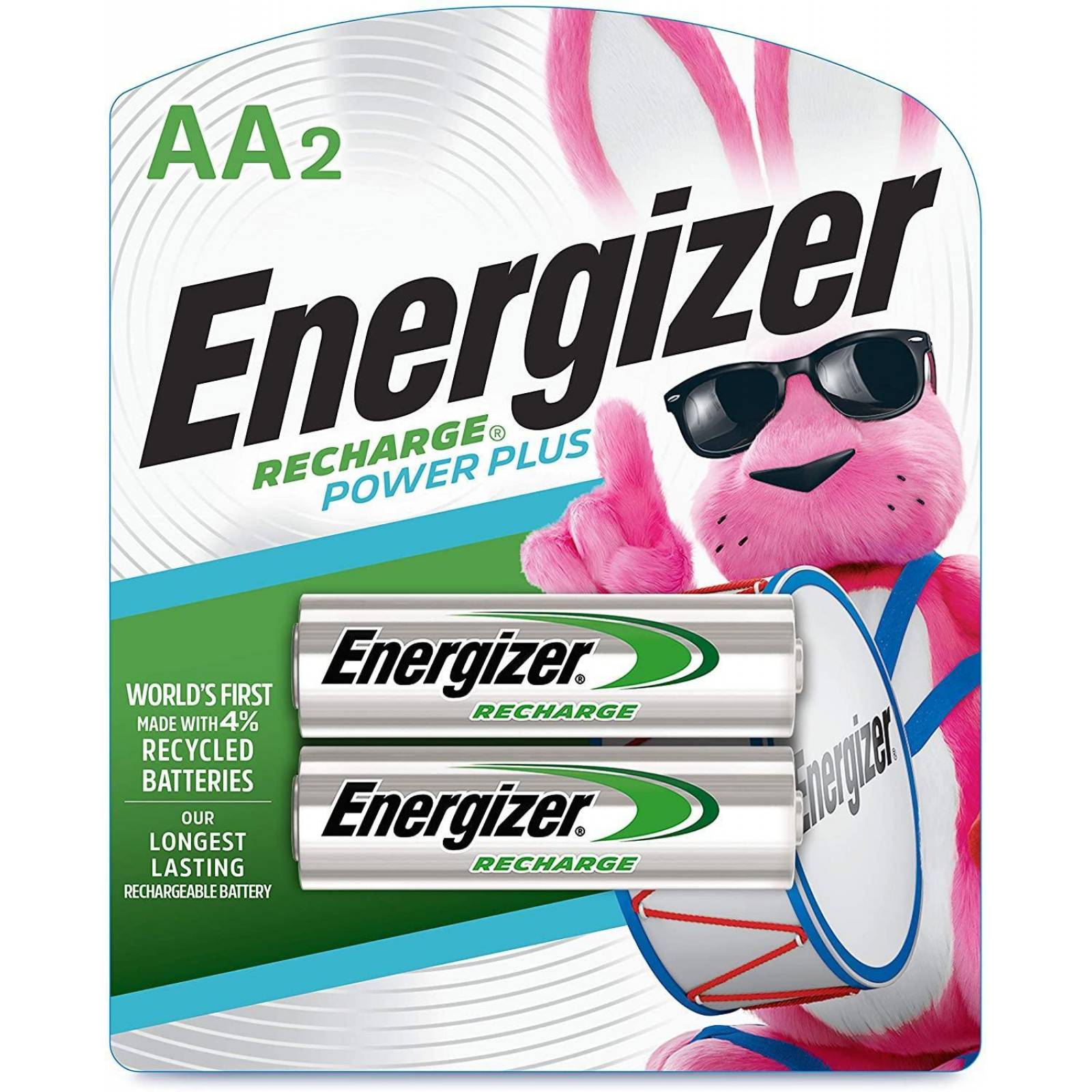 Pilas Recargables Energizer Aa 2 Unidades + Aaa 2 Unidades 