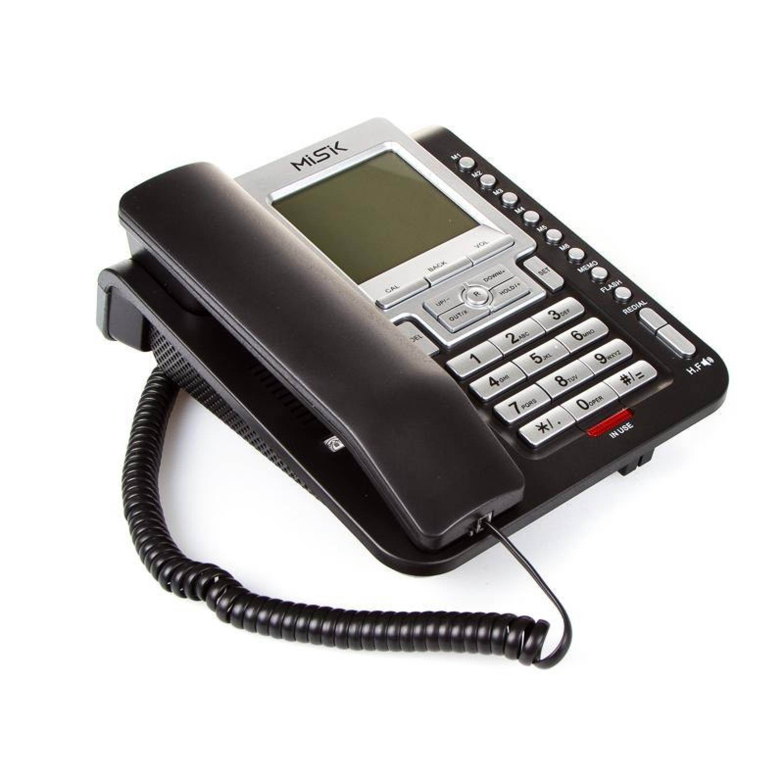 Telefono Misik Mt888 Alambrico Identificador De Llamadas 