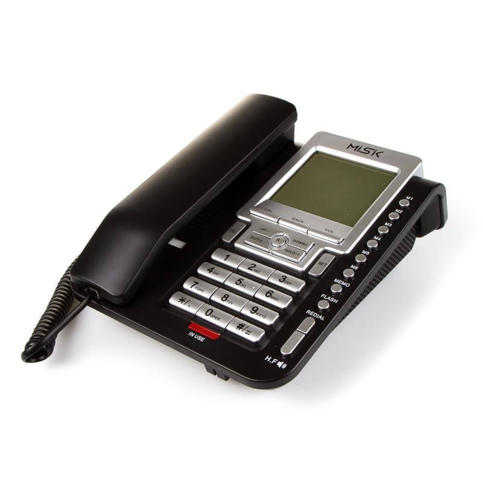 Telefono Misik Mt888 Alambrico Identificador De Llamadas 