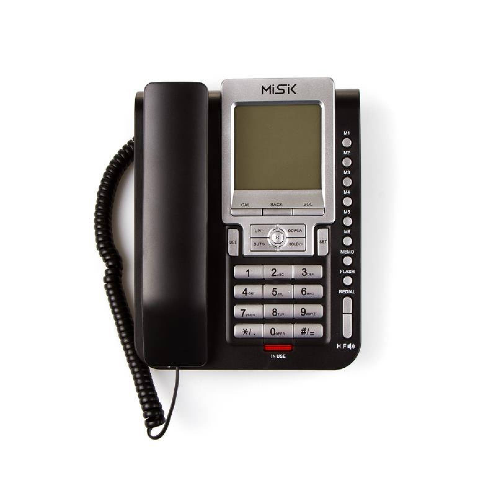 Telefono Misik Mt888 Alambrico Identificador De Llamadas 