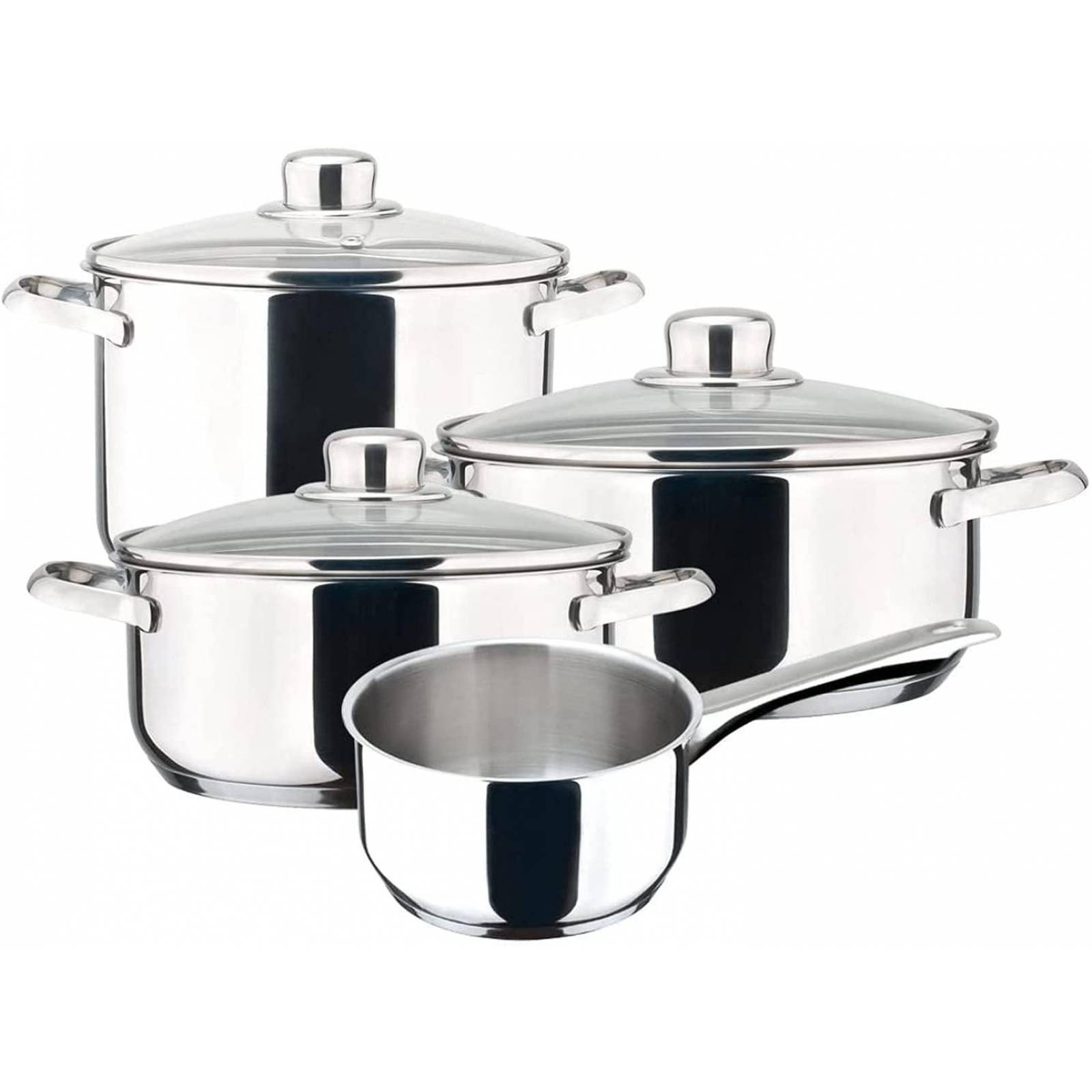 Bateria Cocina Magefesa Acero Inoxidable Ollas Dux 7 Pzas 