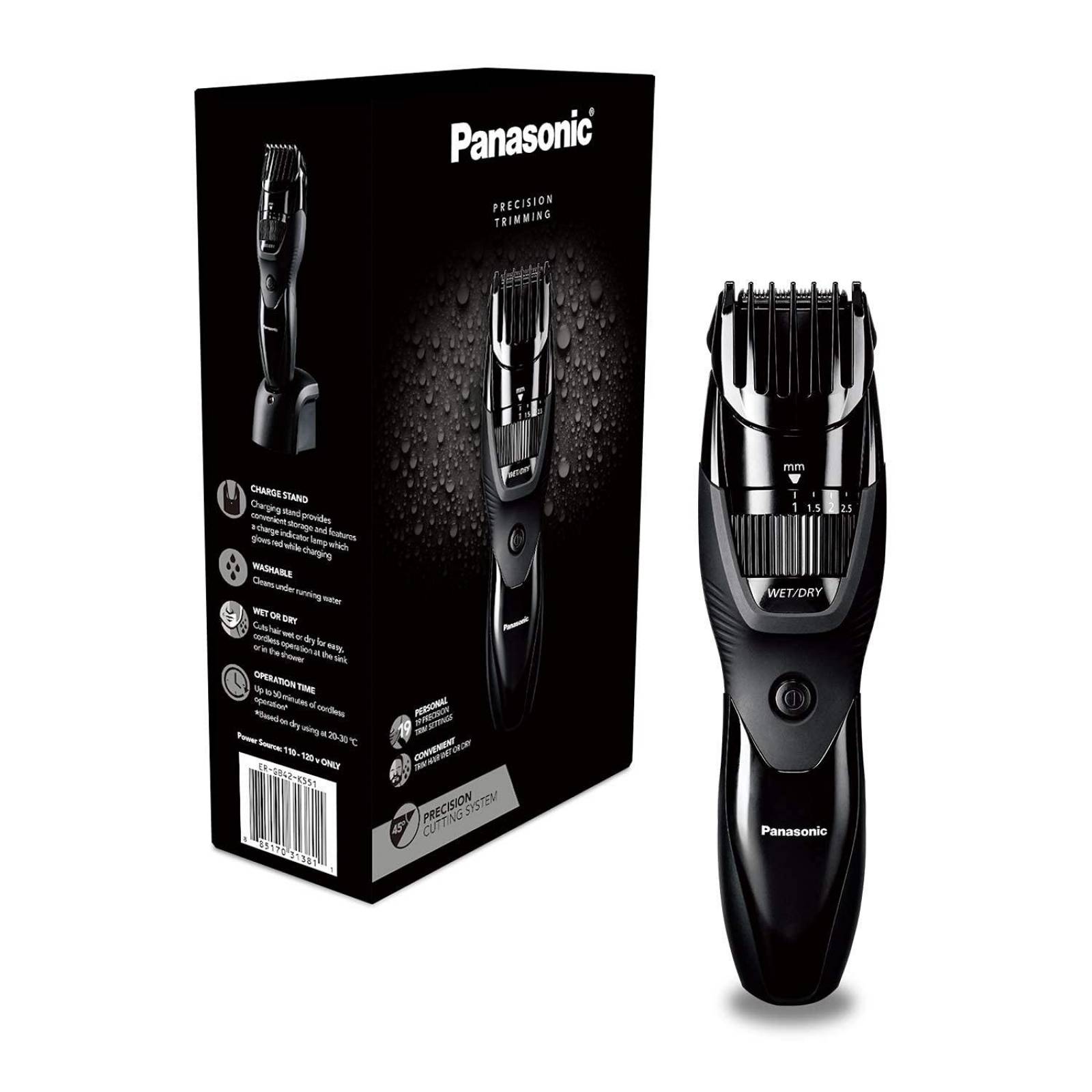 Rasuradora Recortadora Electrica Panasonic Ergb42k581 Mojado Seco 
