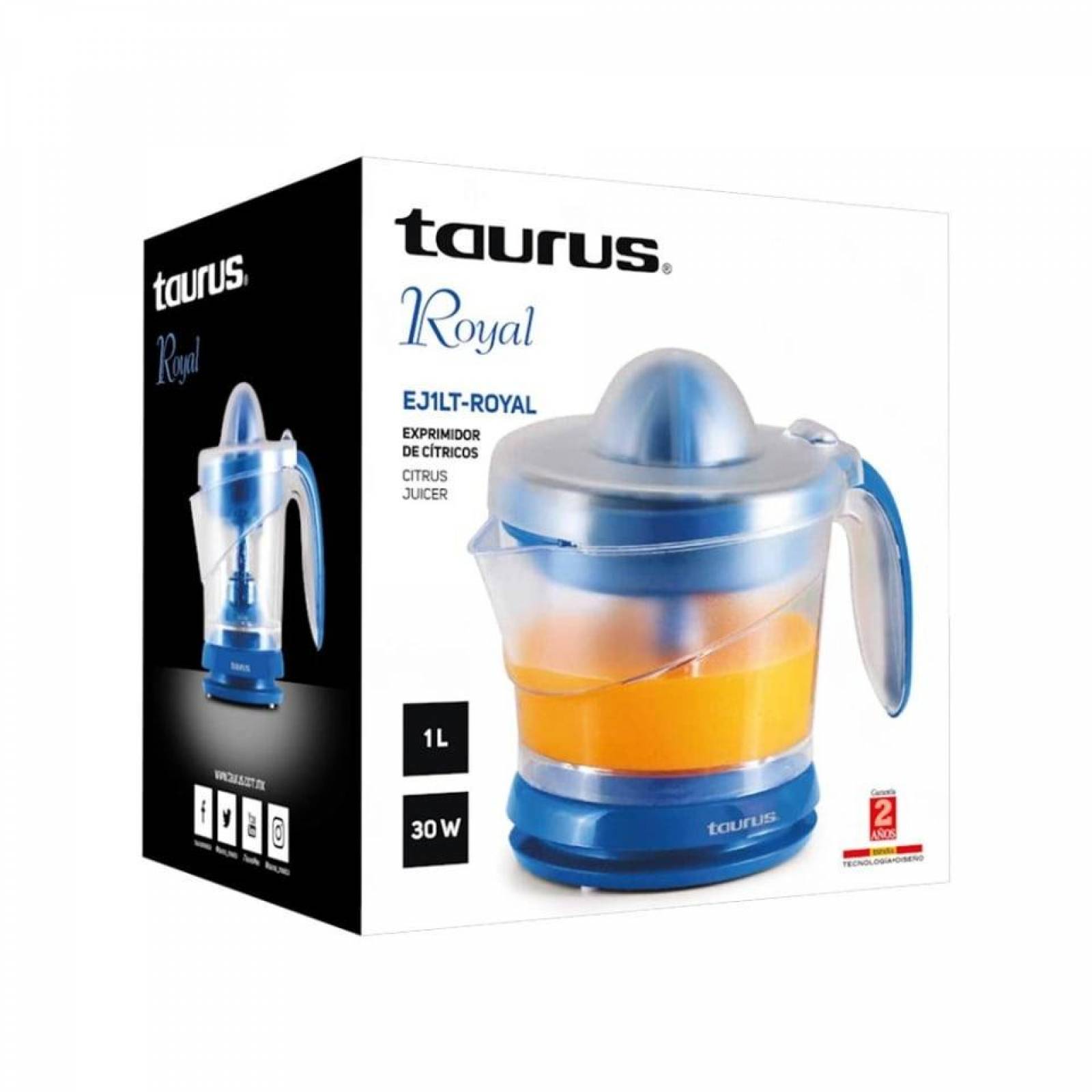Exprimidor Eléctrico Taurus Citricos Naranja Limon Mandarina