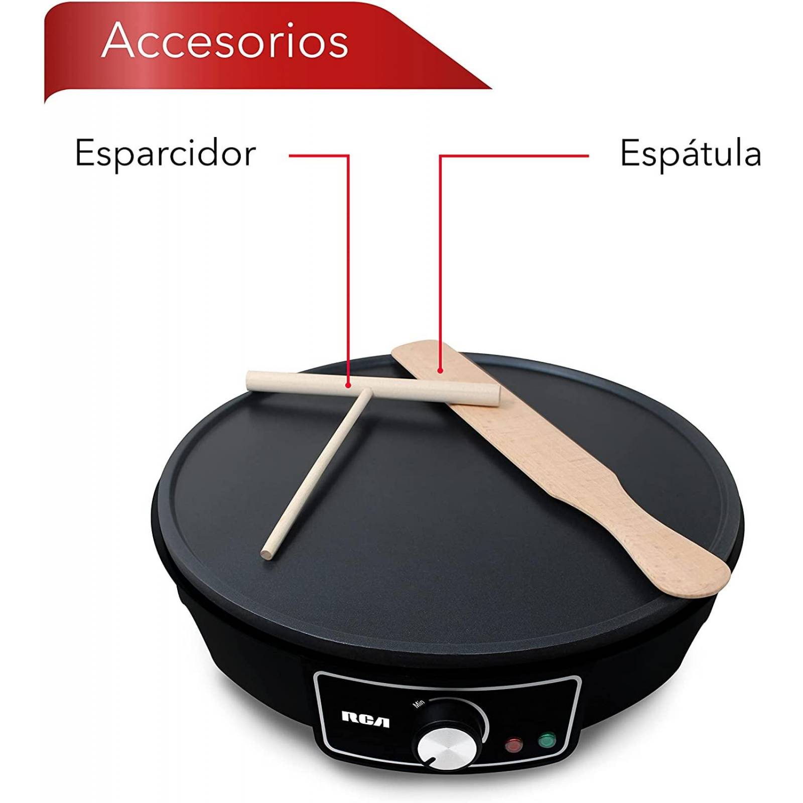 CREPERA PLANCHA MULTIFUNCION ELECTRICA RCA RC-602 