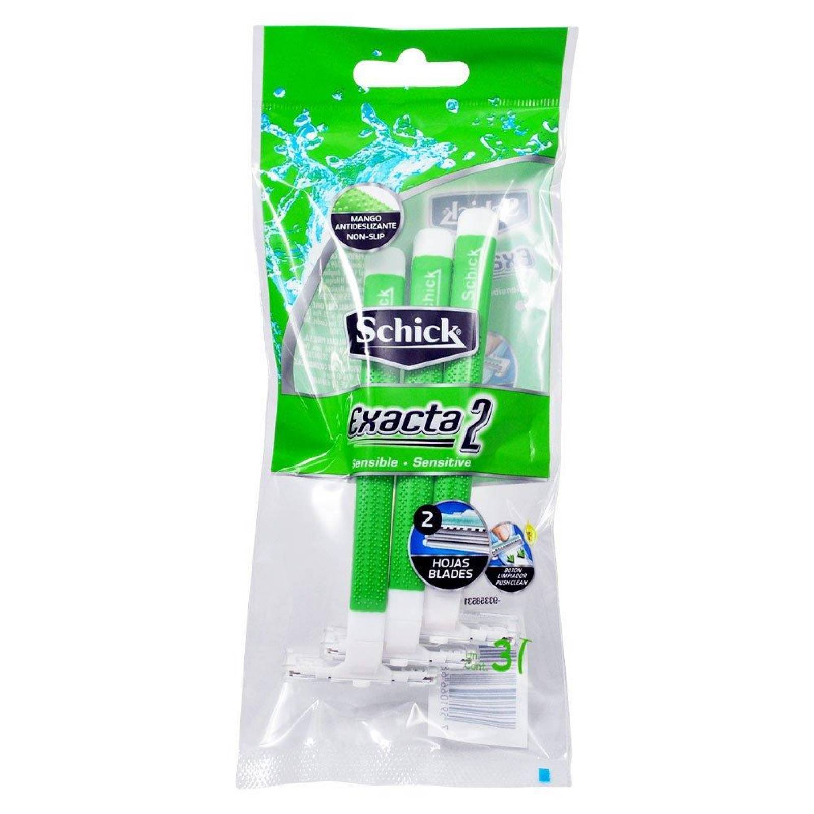 Rastrillo Schick Exacta2 Paquete Con 3 Piezas Calidad 