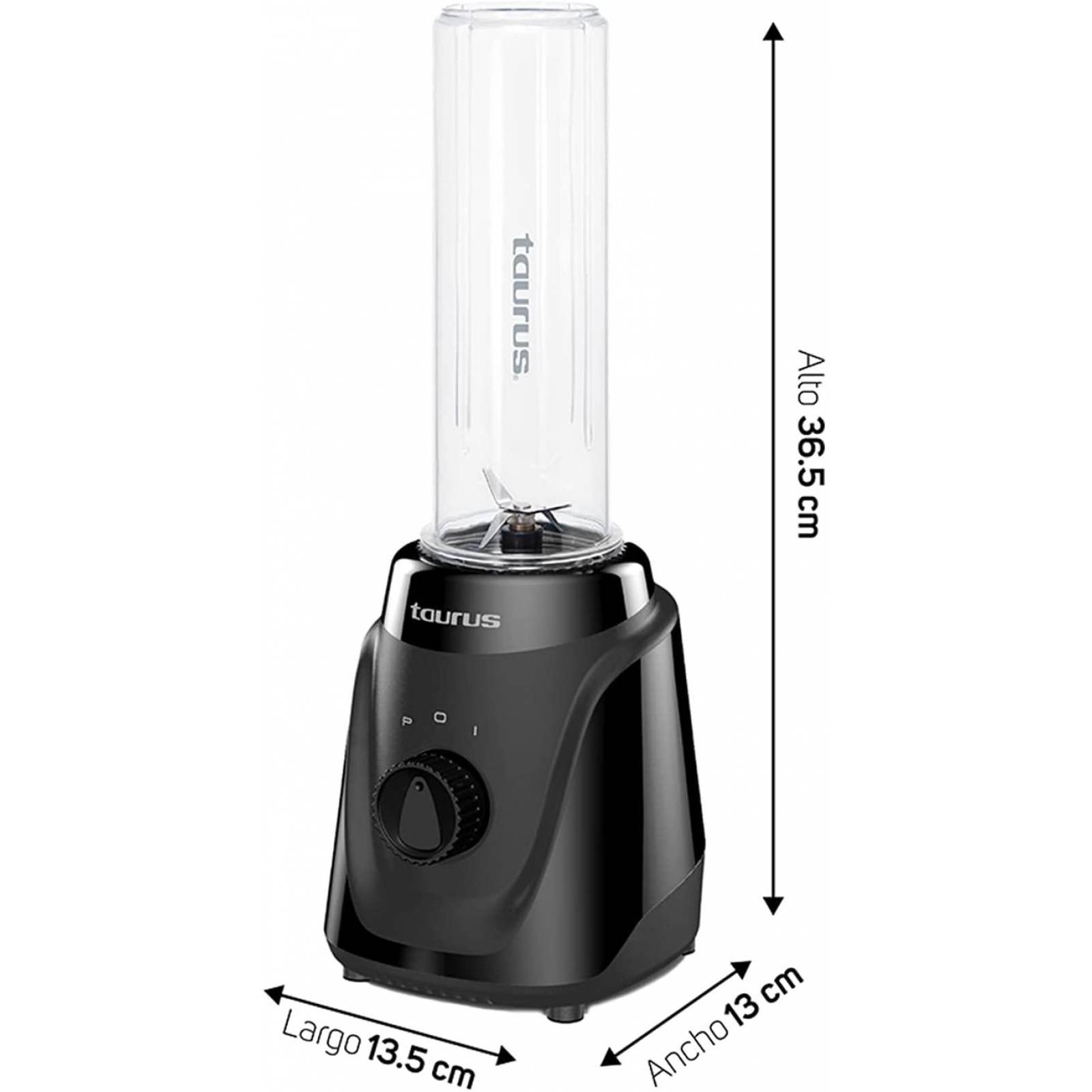 Licuadora Personal Portatil Taurus Blender 2 Vasos 