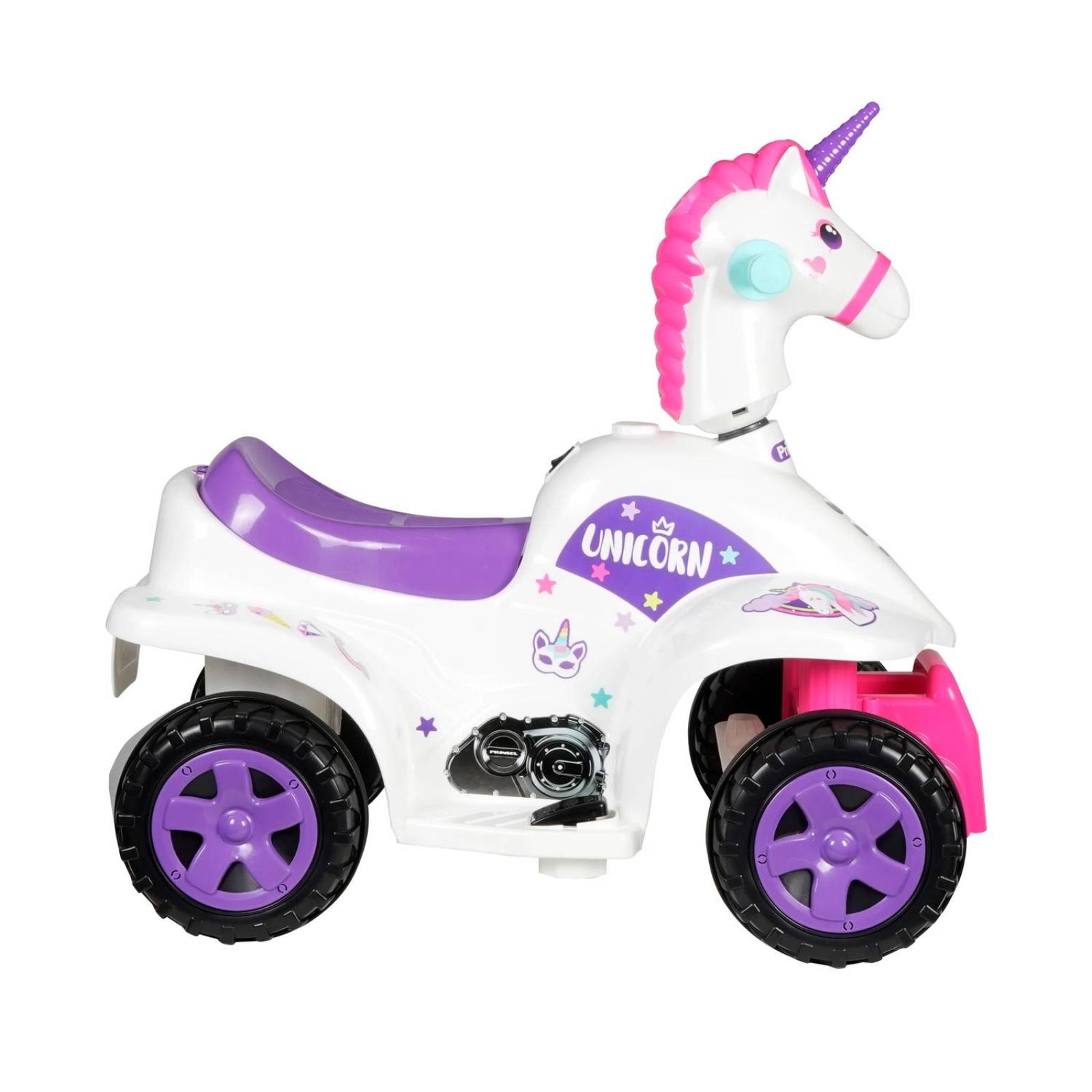 Moto Eléctrica Montable Infantil Para Niña Unicornio 