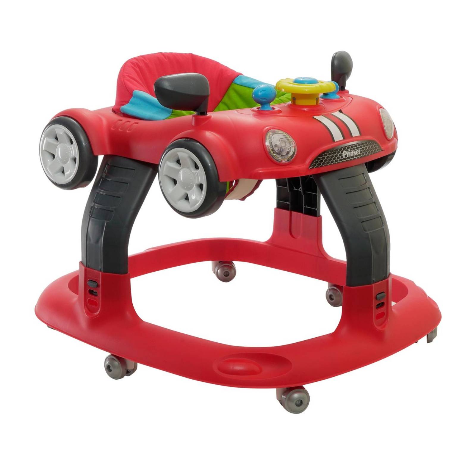 Andadera Bebe Prinsel Auto 3 Alturas Tablero Electrónico 7118 