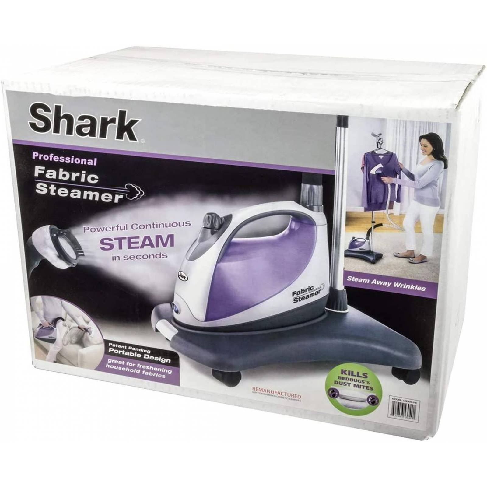 Plancha De Vapor Vertical Ninja Shark Gs300 Antiácaros