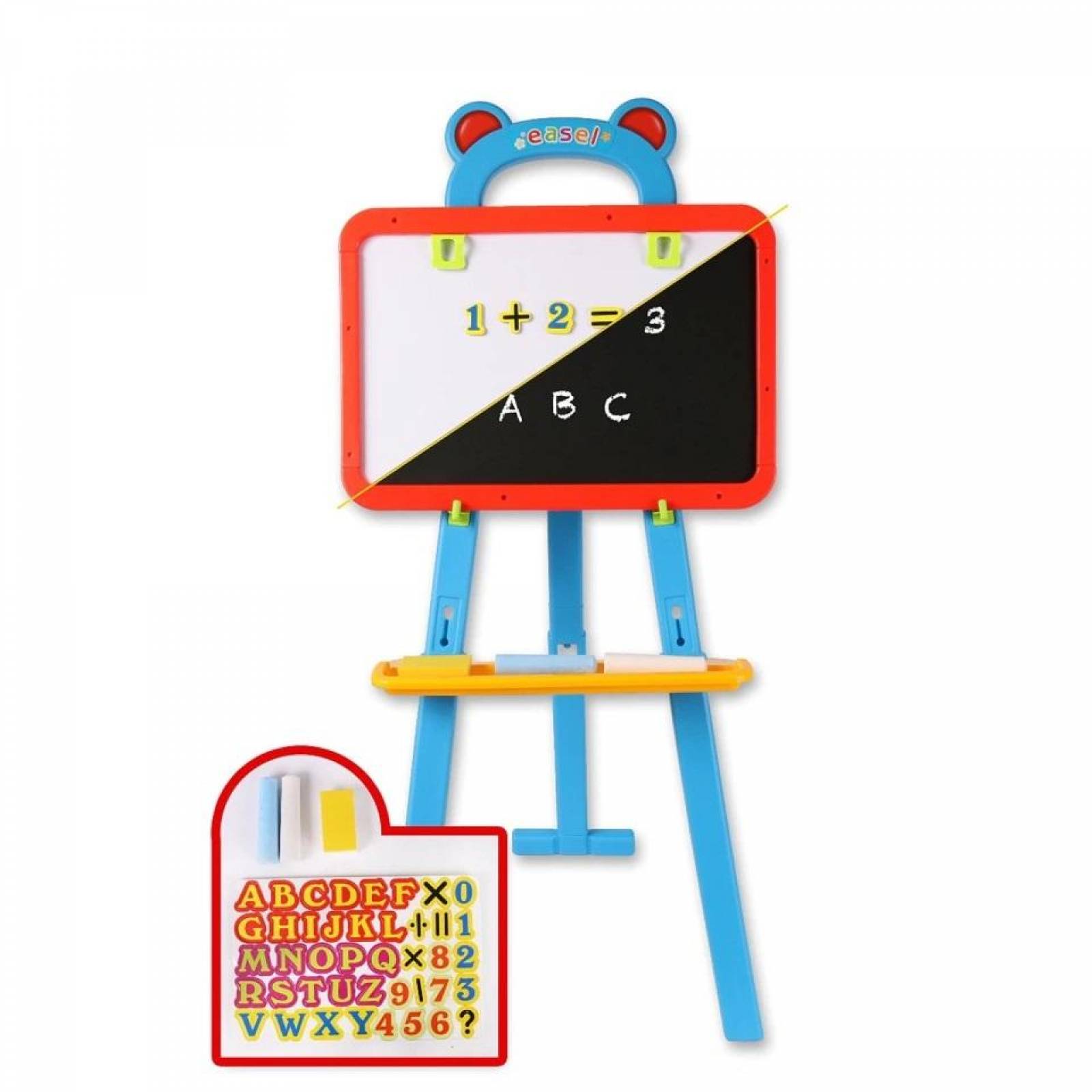 Pizarron Infantil 2 Caras Gis Y Plumon Creativo 