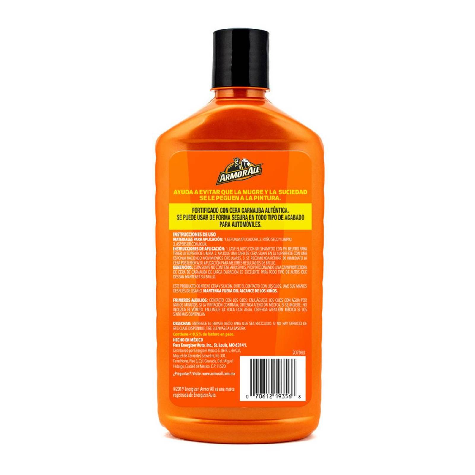 Cera Auto Camión Líquida Fácil Aplicación Armor All 500ml 