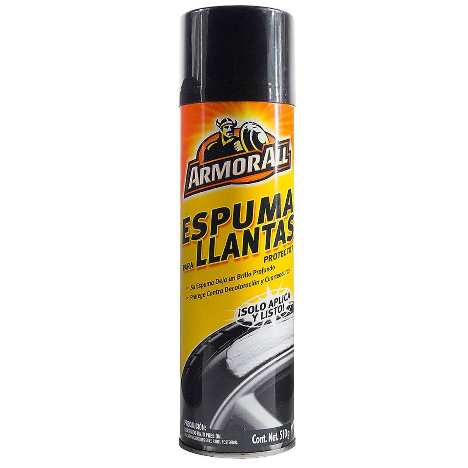 Espuma Limpieza Brillo Protección Neumáticos Armor All 510g