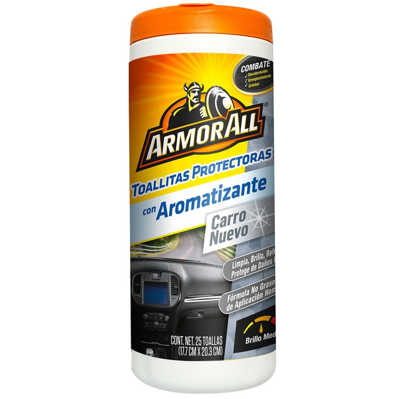 Toallitas Limpiar Armor All Protector Auto Aroma Carro Nuevo 