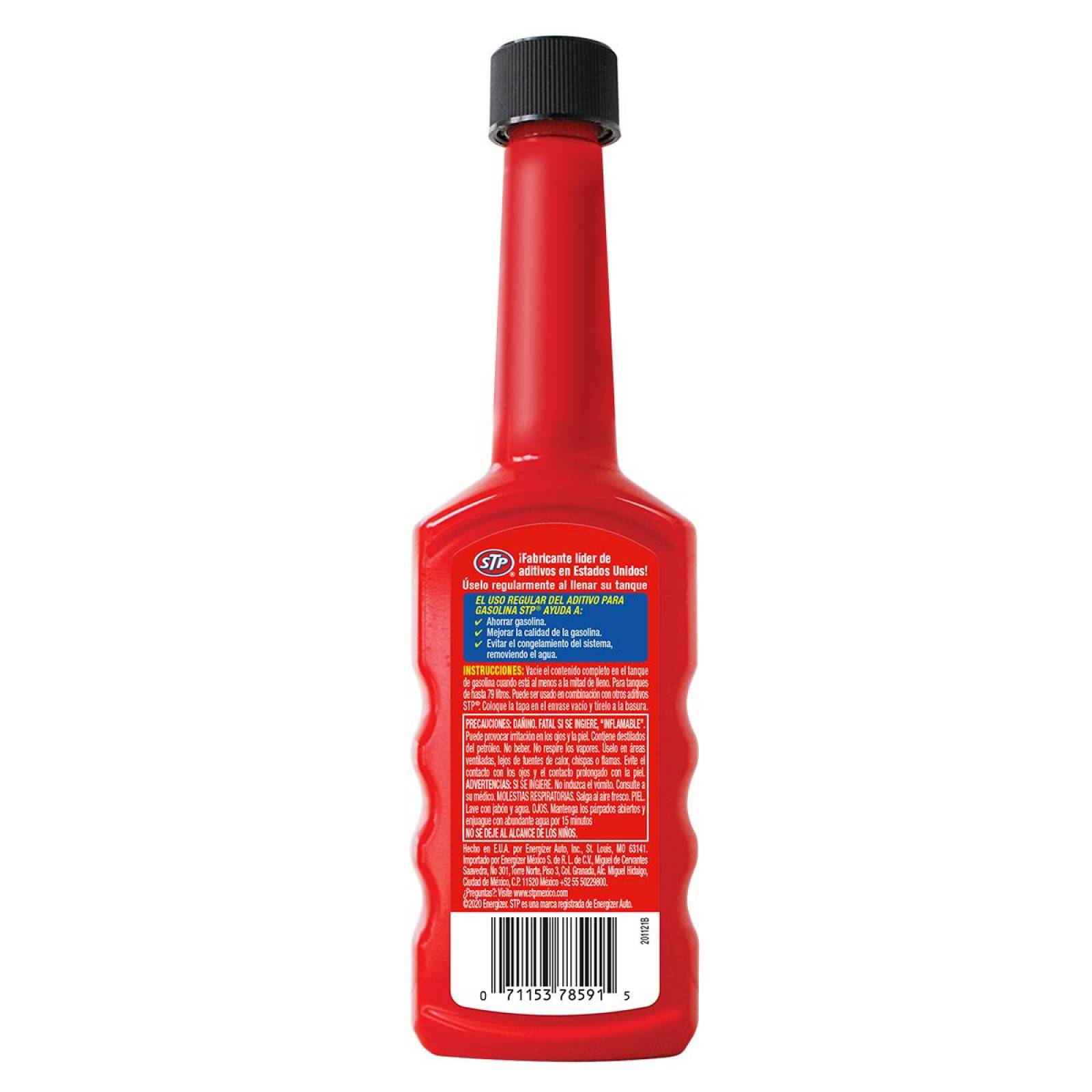 Aditivo Y Tratamiento Para Combustible Gasolina Stp 155ml 