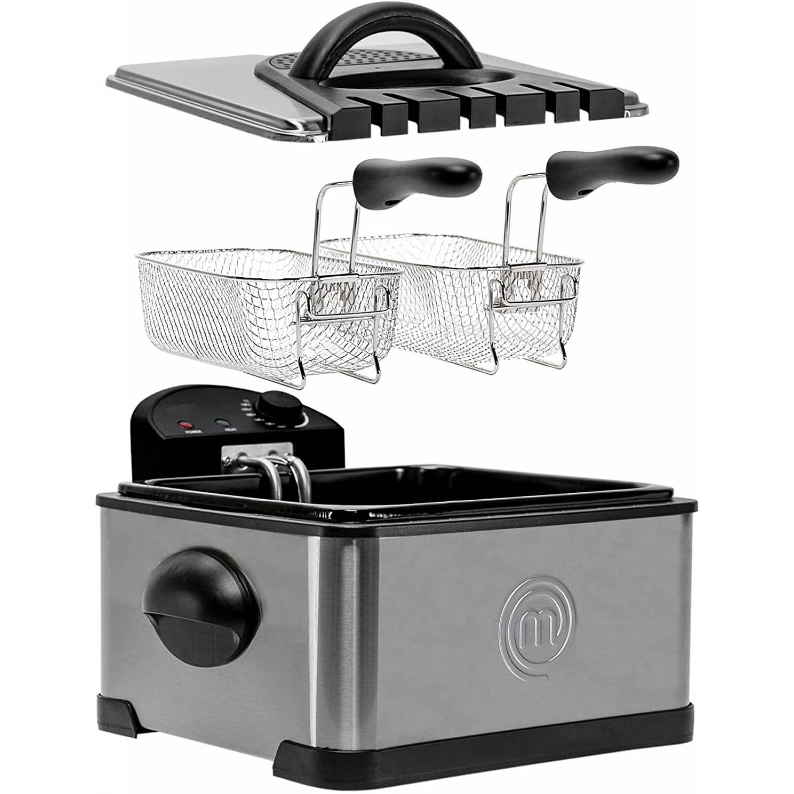 FREIDORA ACEITE ELÉCTRICA MASTERCHEF MK-DF-4SS 4 LT 