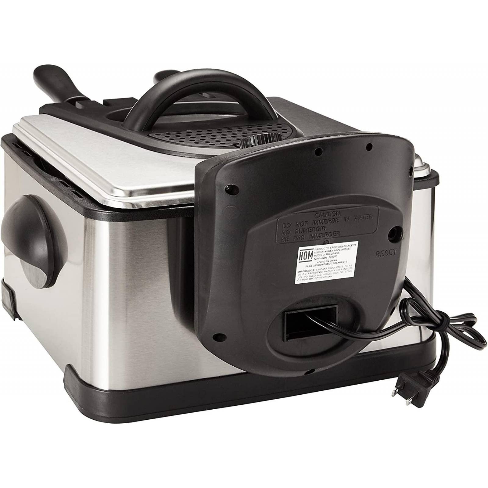 FREIDORA ACEITE ELÉCTRICA MASTERCHEF MK-DF-4SS 4 LT 