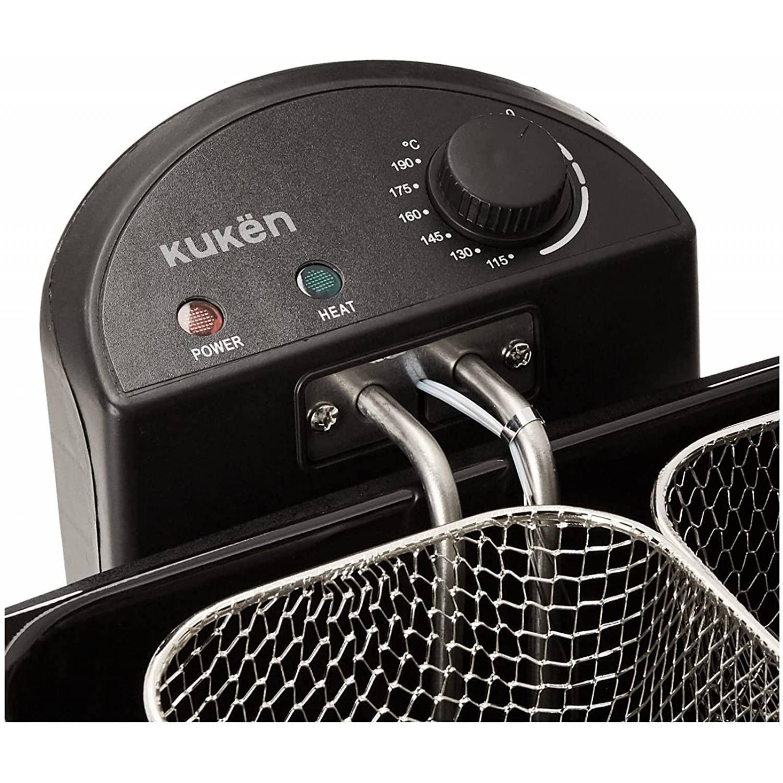 FREIDORA ACEITE ELÉCTRICA MASTERCHEF MK-DF-4SS 4 LT 