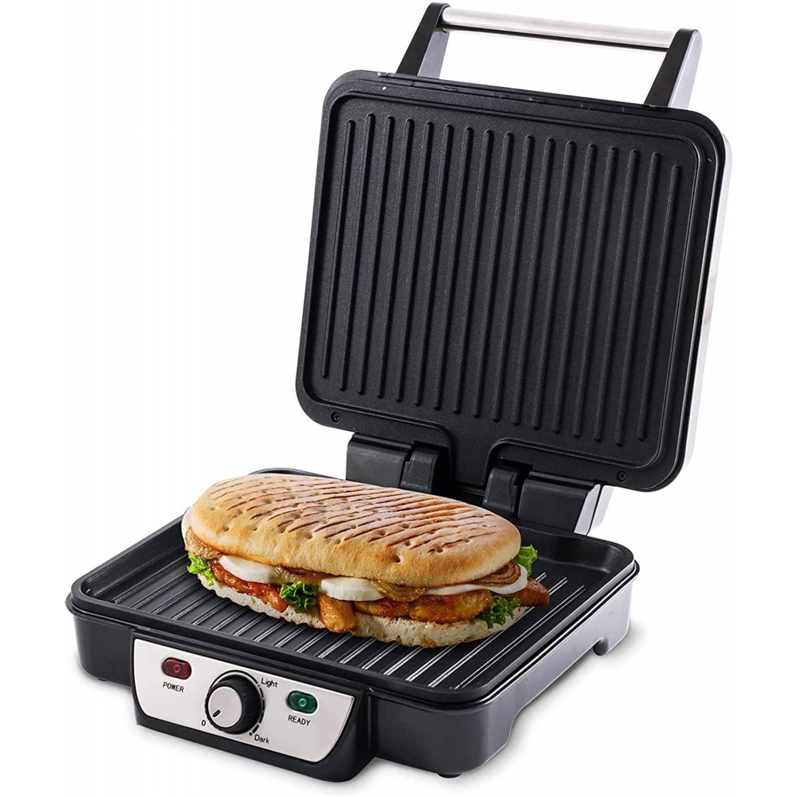 SANDWICHERA PANINI MASTERCHEF MK-PG-4 ACERO INOX