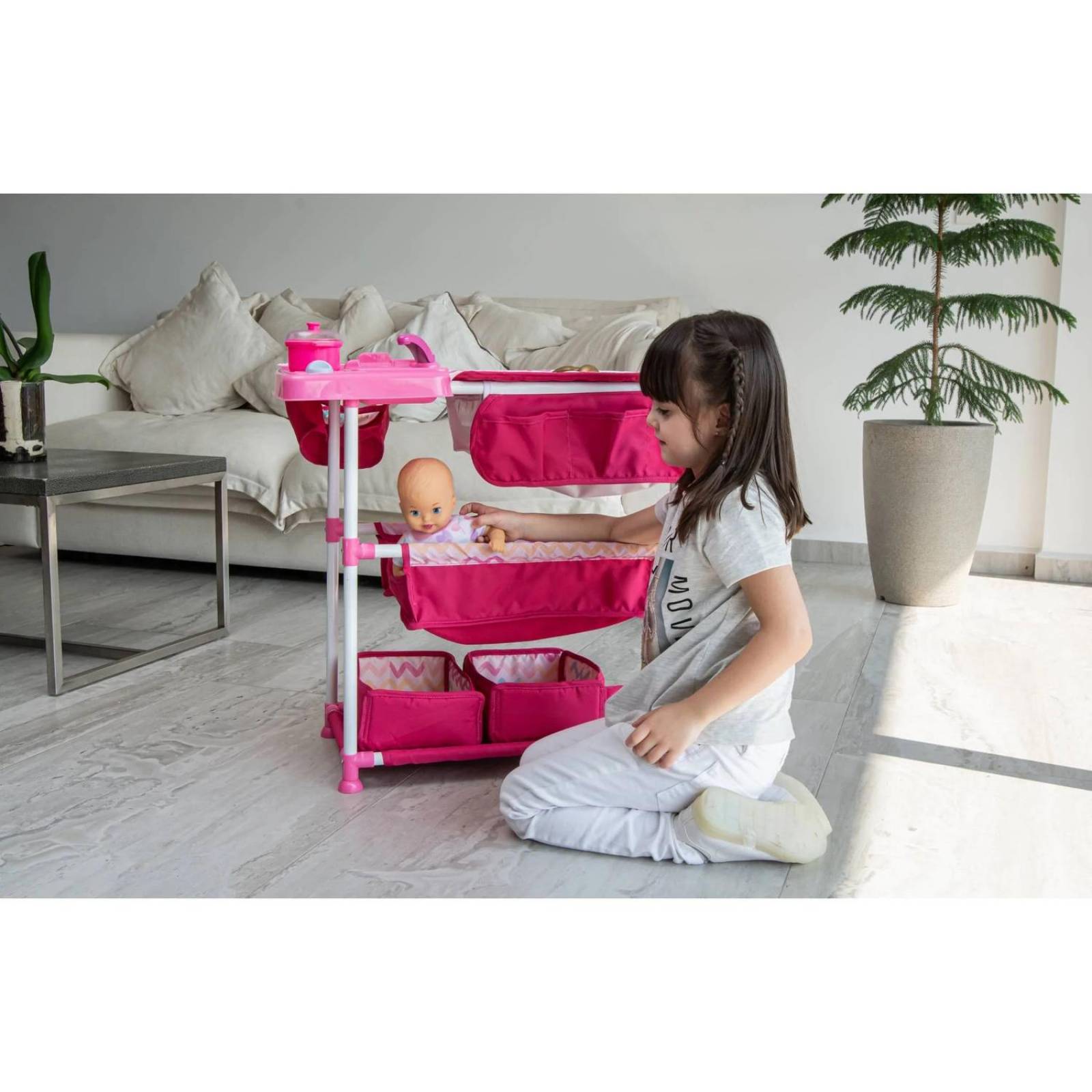 Bañera Cambiador Juguetes Muñecas Prinsel 4002 