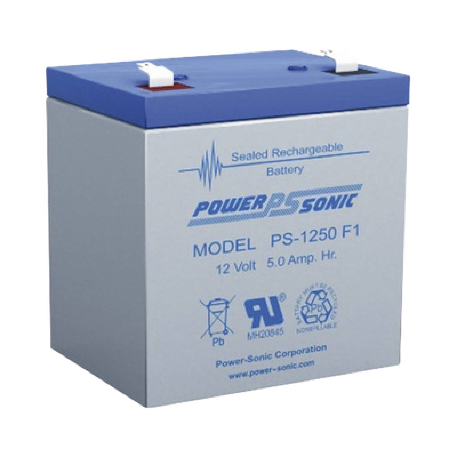 BATERIA RESPALDO POWER SONIC PS-1250 12V 5AH AGM 