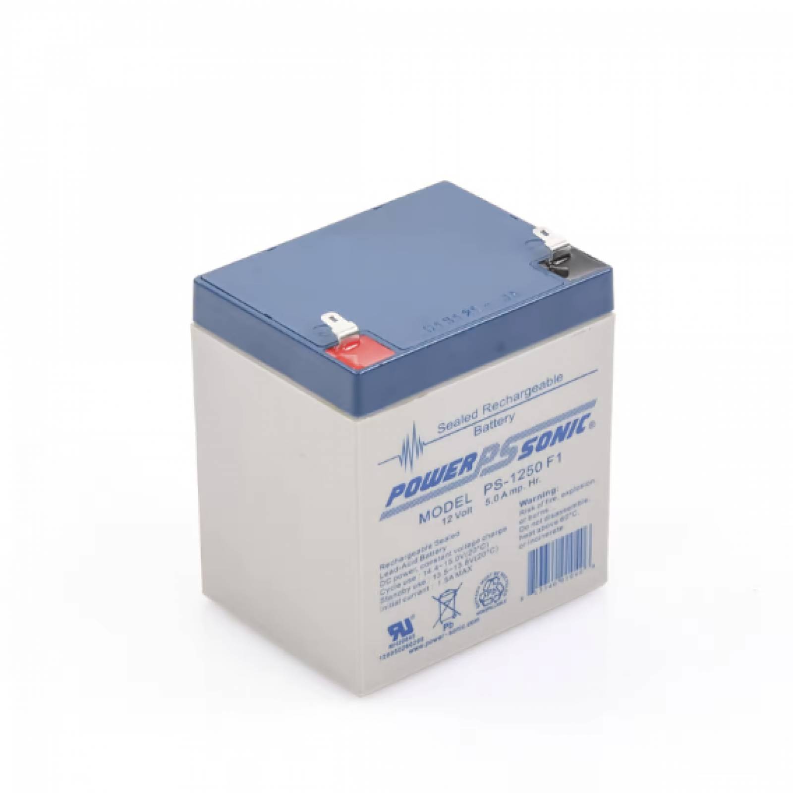 BATERIA RESPALDO POWER SONIC PS-1250 12V 5AH AGM 
