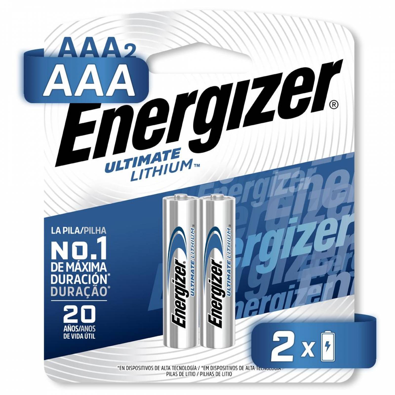 Pila Energizer Litio AAA Blister 12 Unidades