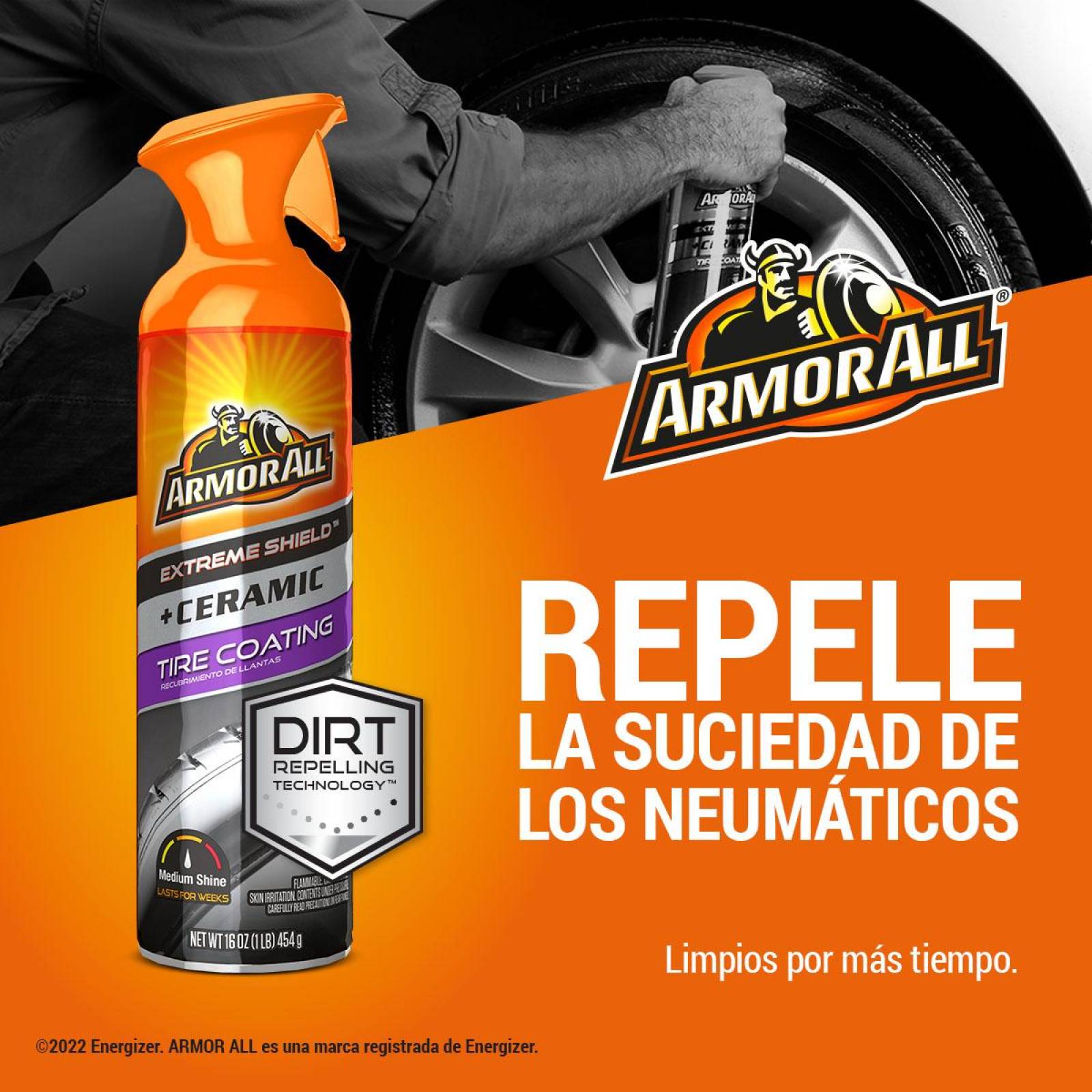 Protector Repelente Suciedad Para Llantas Armor All Ceramic 