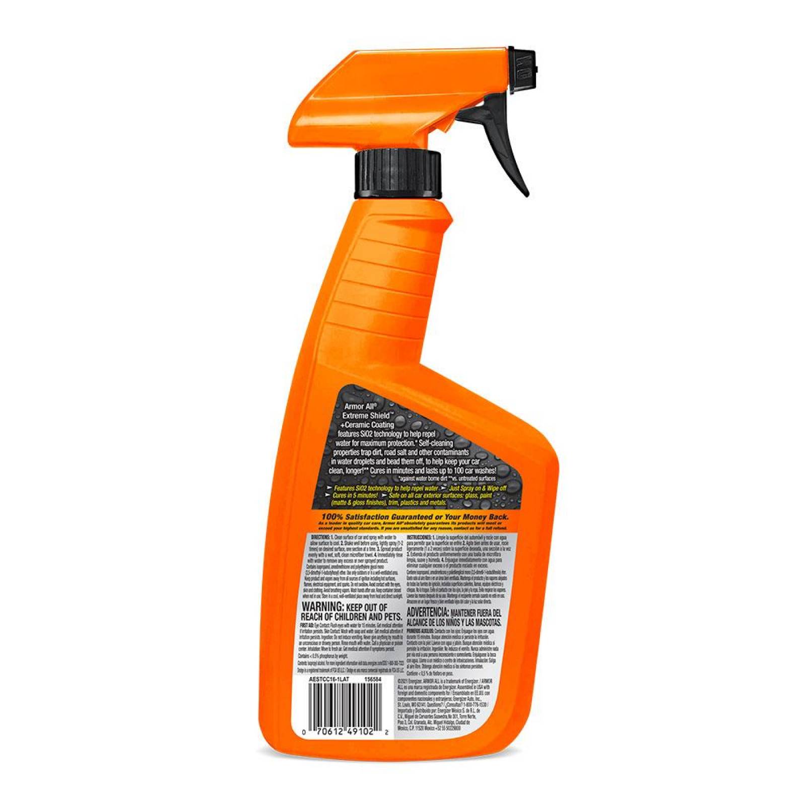 Limpiador Y Repelente De Agua Para Coche Armor All 