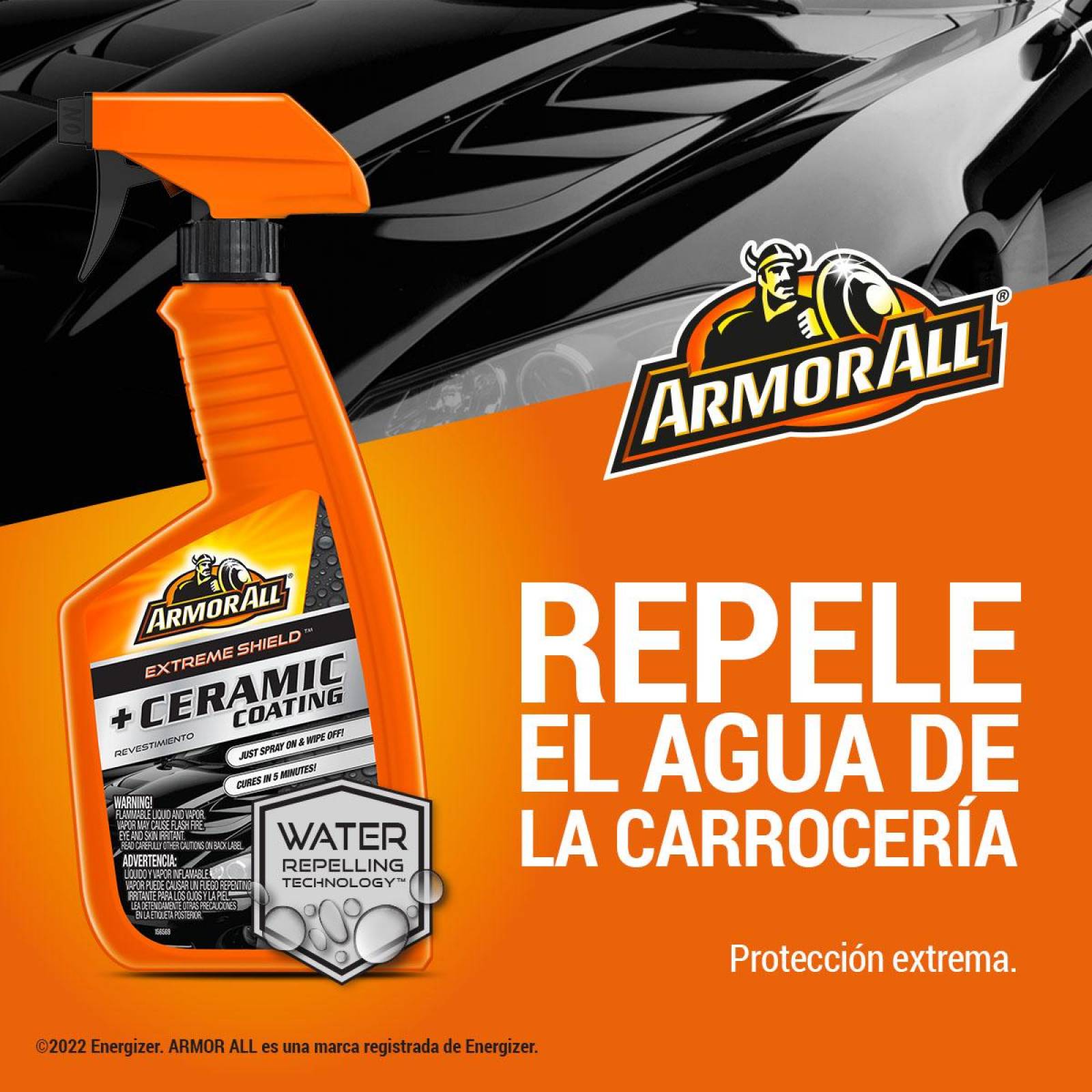 Limpiador Y Repelente De Agua Para Coche Armor All 