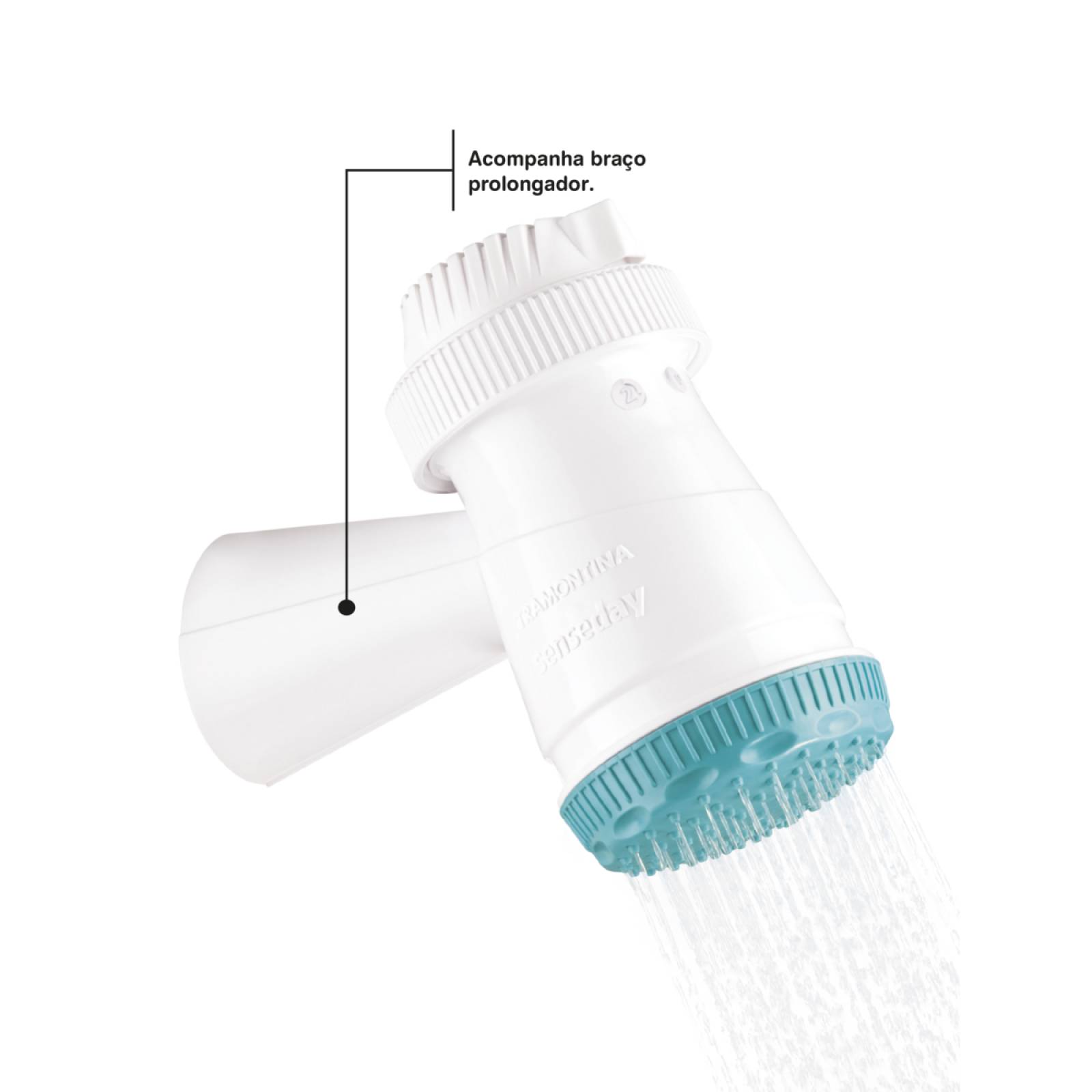 Regadera Eléctrica Pared Tramontina 5500w 3 Temperaturas 