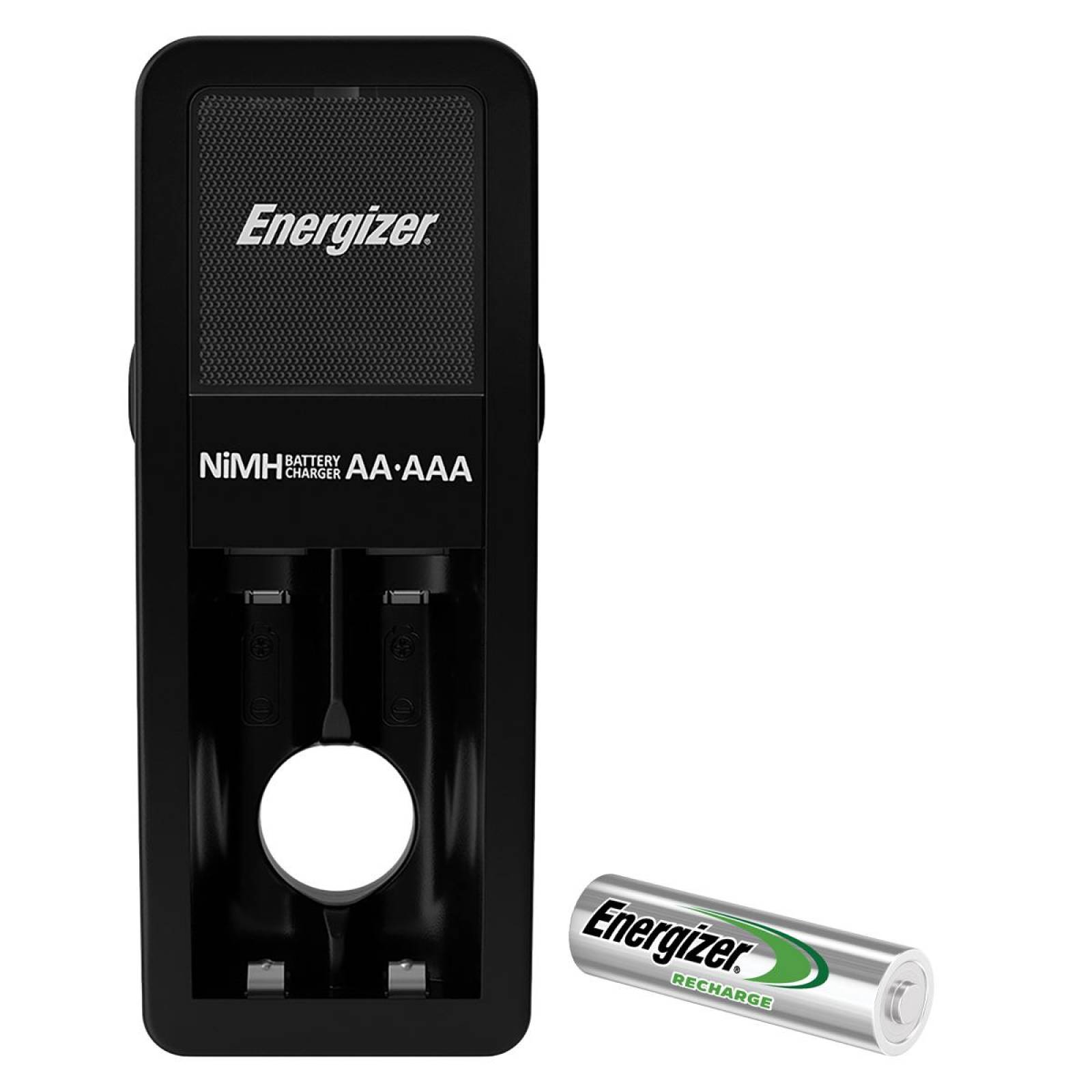 Cargador De Pilas Energizer Mini + 4 Pilas Recargables Aa
