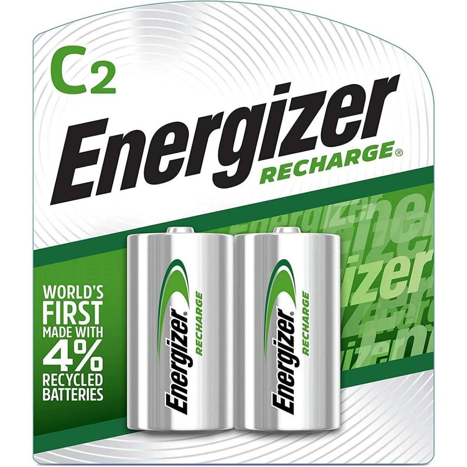 Cargador Universal Pilas Energizer + 2 Pilas Recargables C 