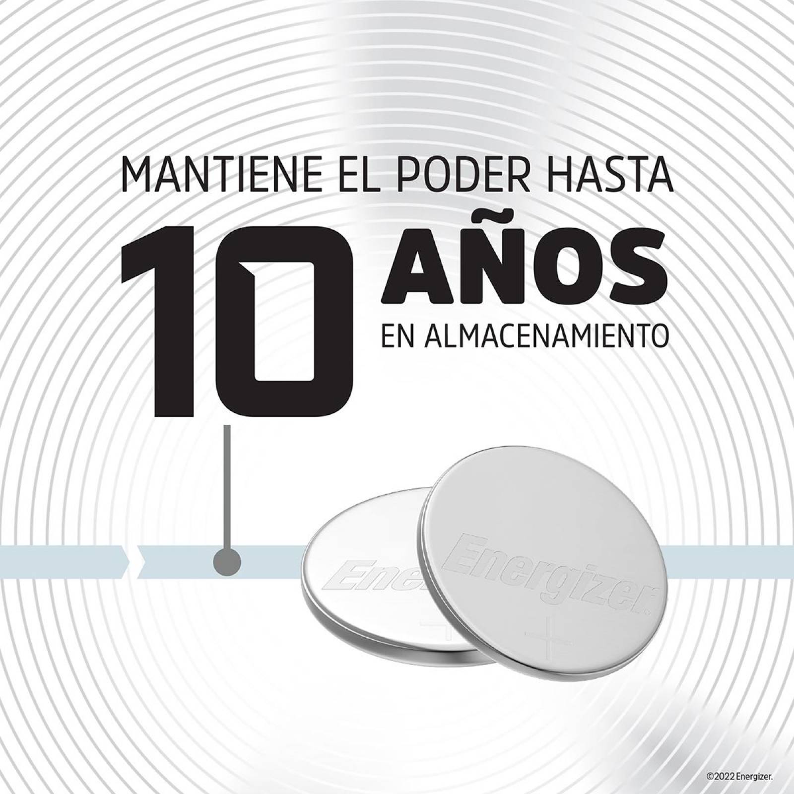 Pila Boton Energizer 2016 Litio Blister 6 Unidades 