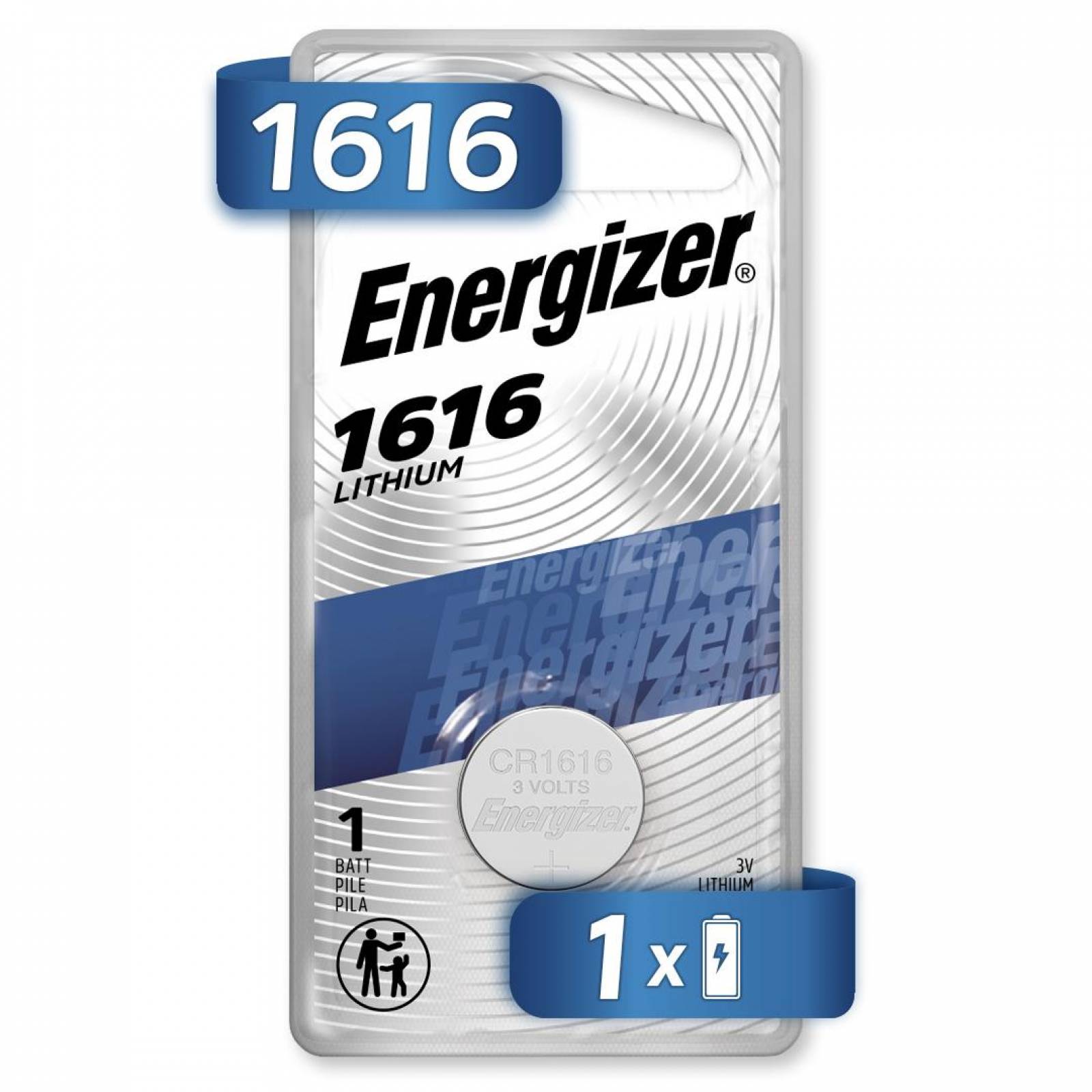Energizer Pila Botón Cr1616 Litio Caja Con 6 Blísters 