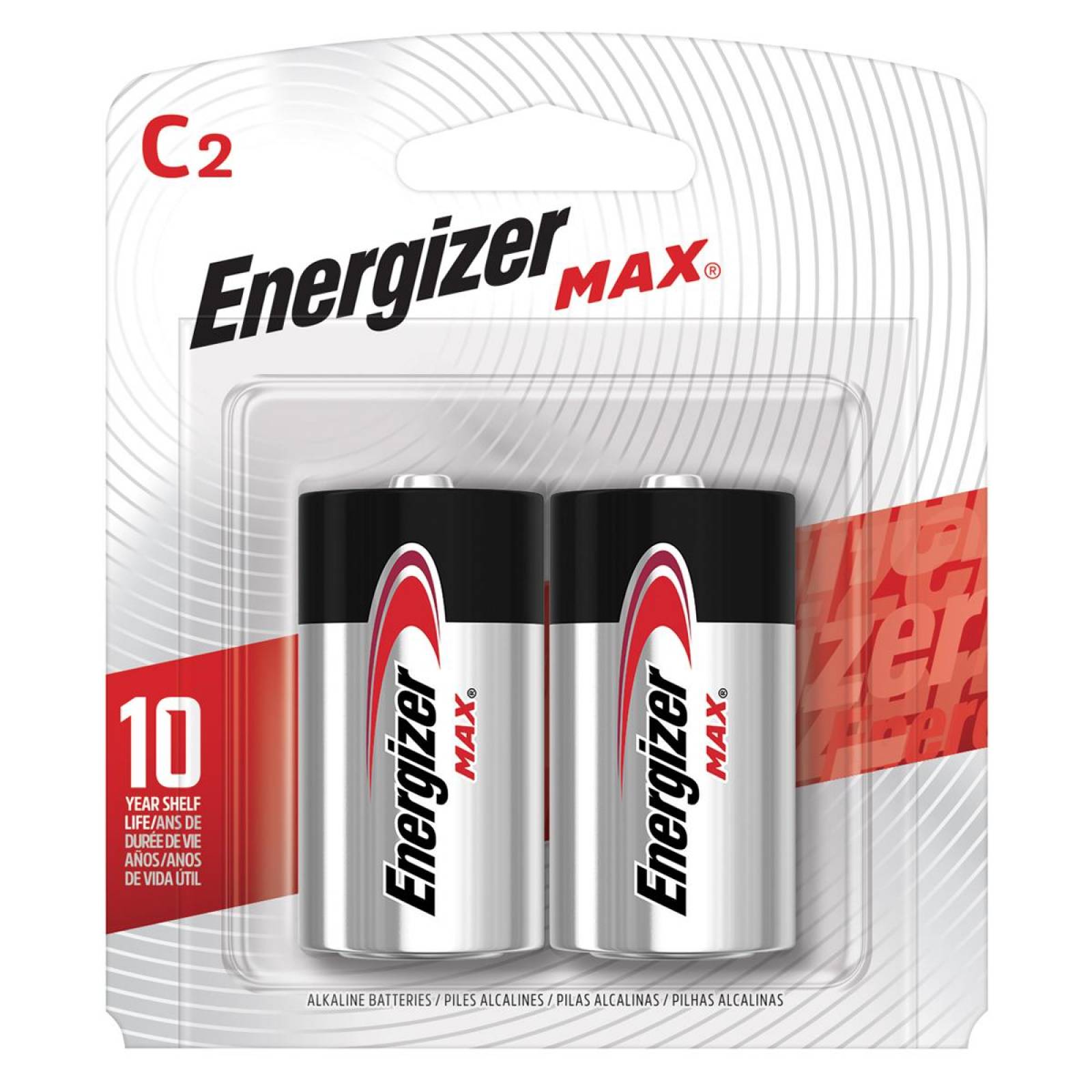 Pila Energizer Max Alcalina C Con 2 E93 Gorda Chica 