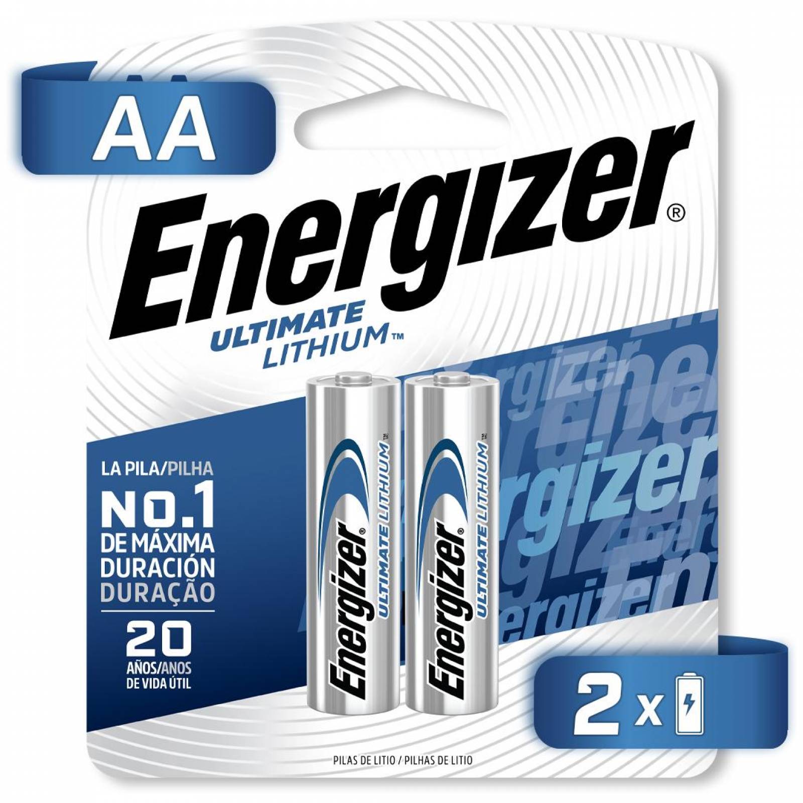 Pila Energizer Litio Aa Blister 12 Unidades 1.5v 