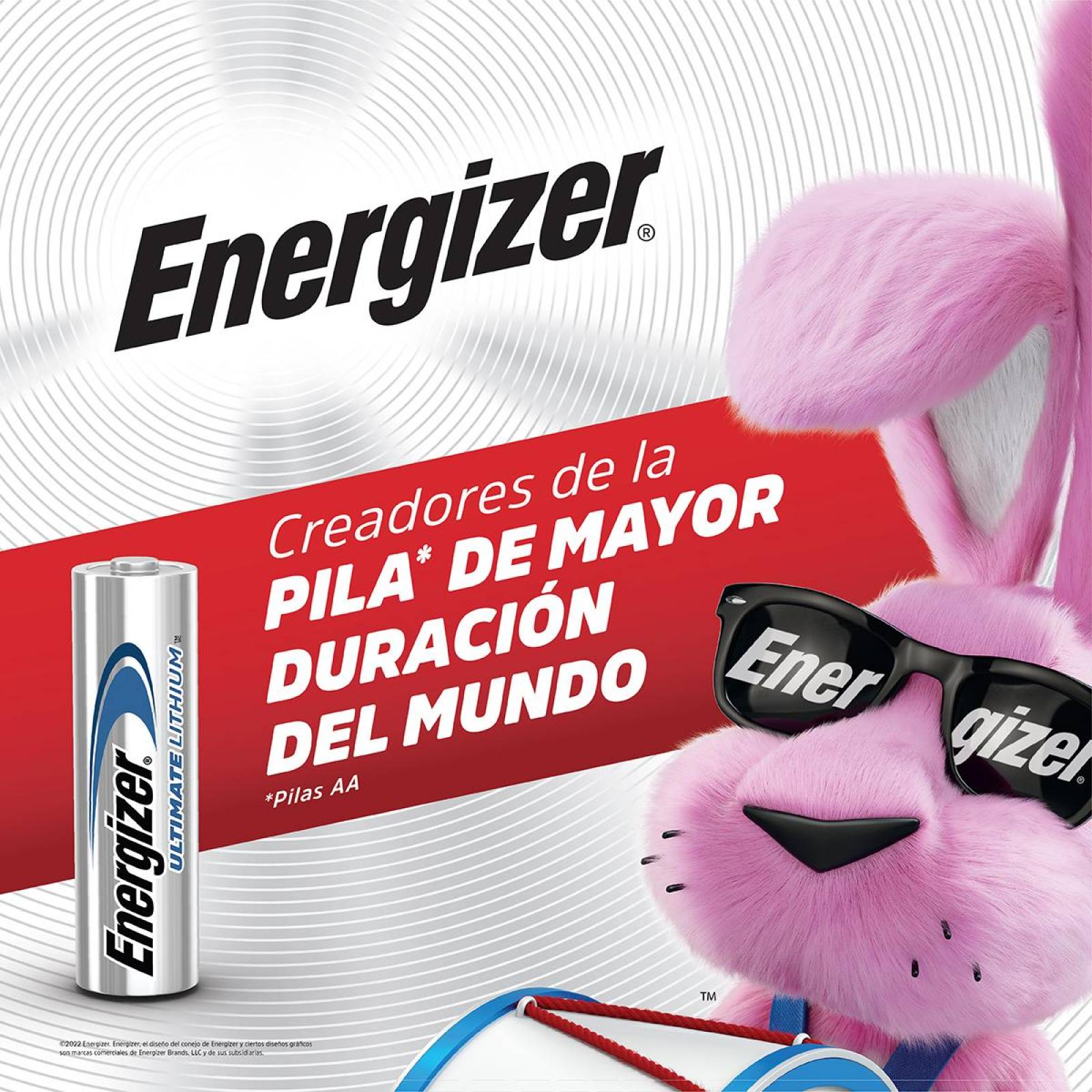 Pila Energizer Litio Aa Blister Con 2 Unidades