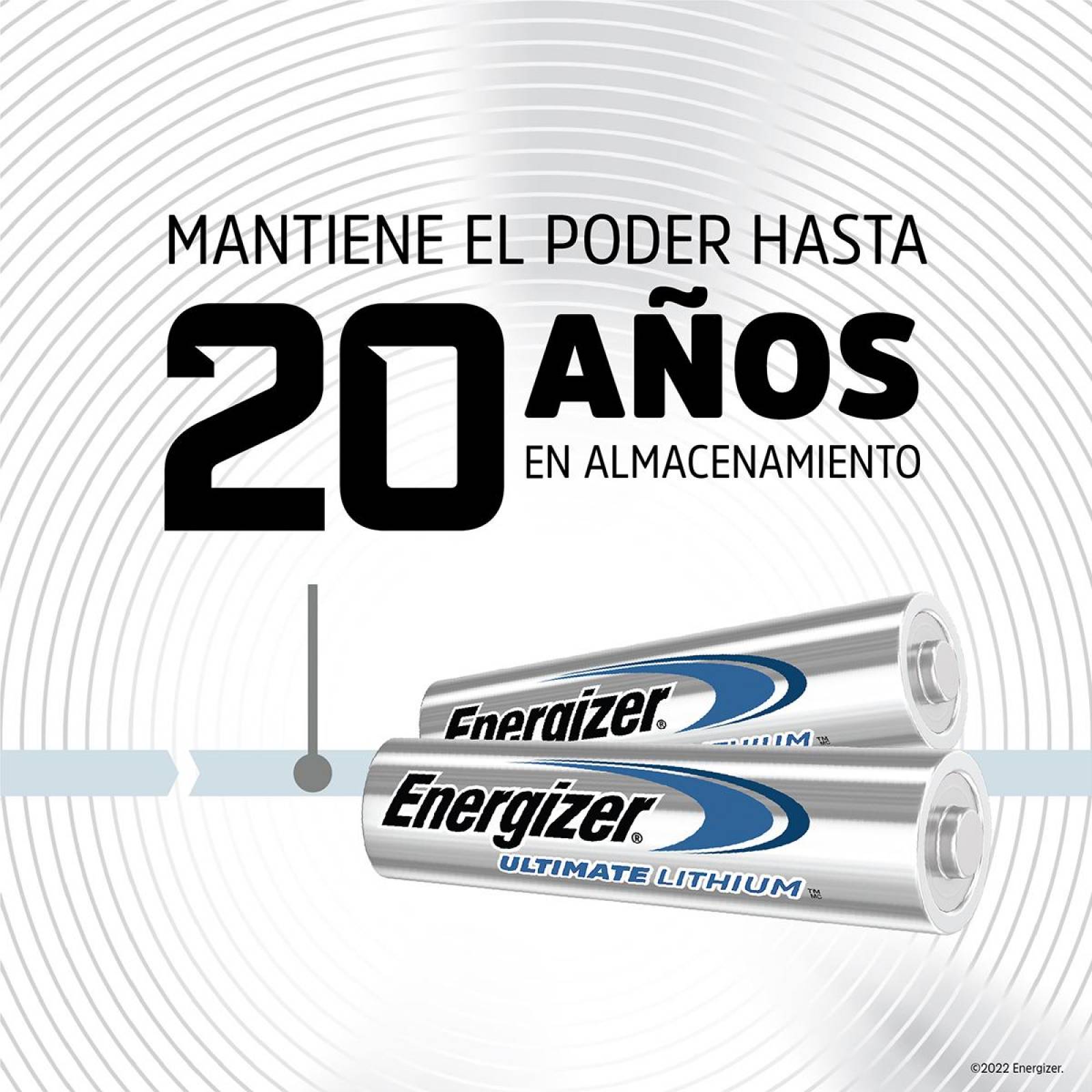 Pila Energizer Litio Aa Blister 12 Unidades 1.5v 