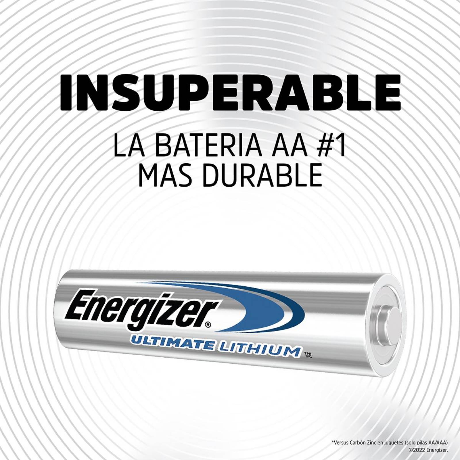 Pila Energizer Litio Aa Blister 12 Unidades 1.5v 